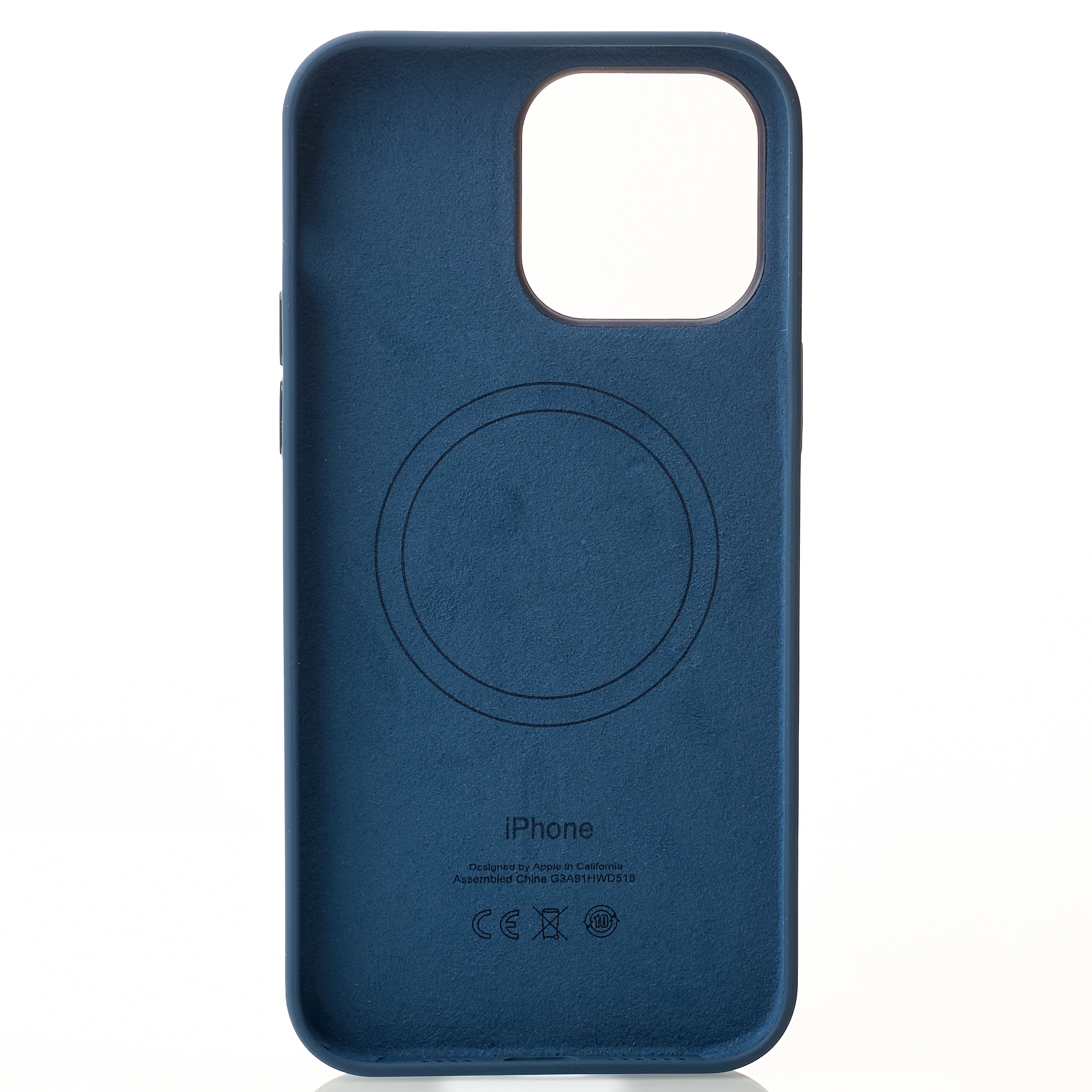 Силиконовый чехол Lux Colors с поддержкой MagSafe для iPhone 15 Pro Max Storm Blue