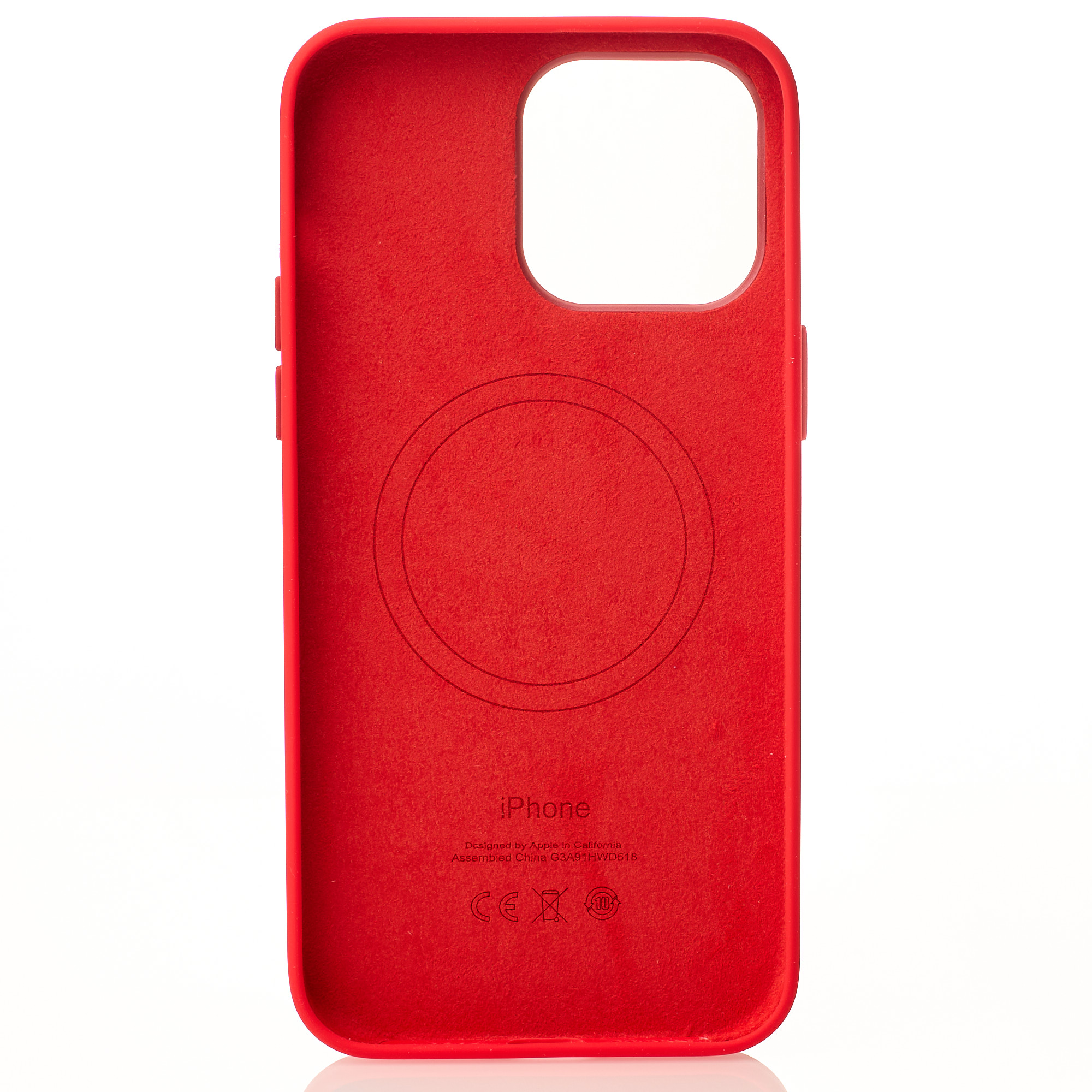 Силиконовый чехол Lux Colors с поддержкой MagSafe для iPhone 14 Pro Max Red