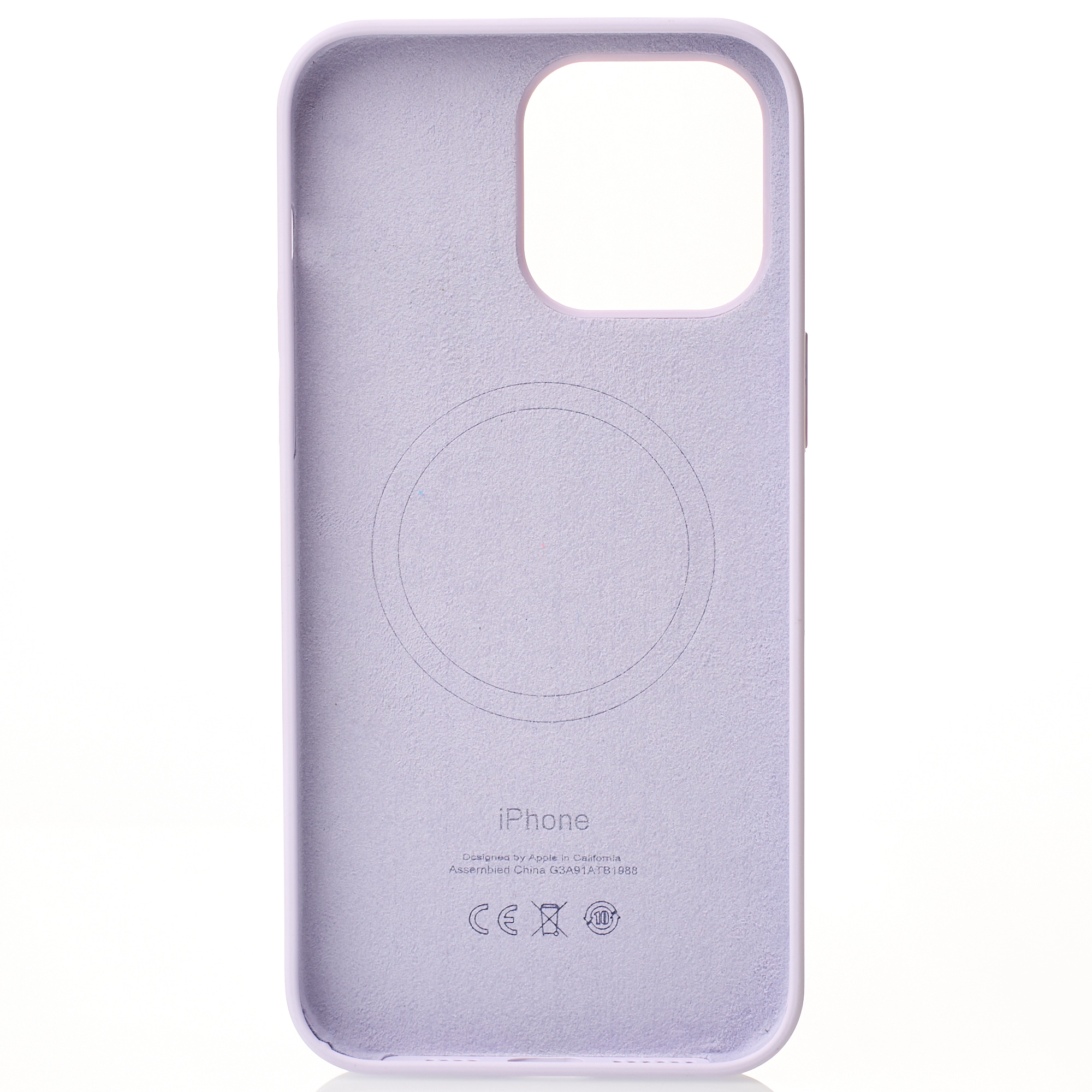 Силиконовый чехол Lux Colors с поддержкой MagSafe для iPhone 14 Pro Max Lilac