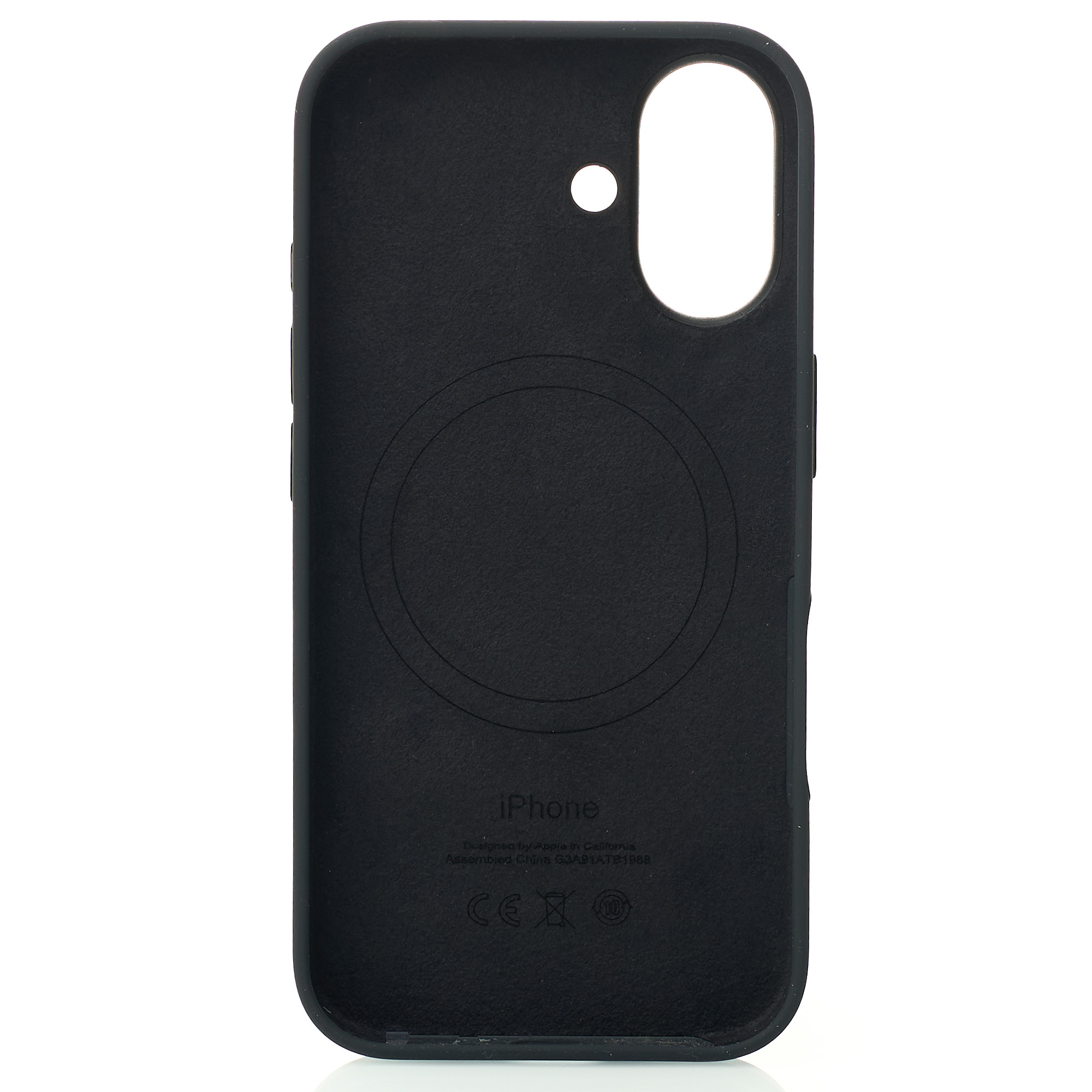 Силиконовый чехол Lux Colors с поддержкой MagSafe для iPhone 16 Plus Black