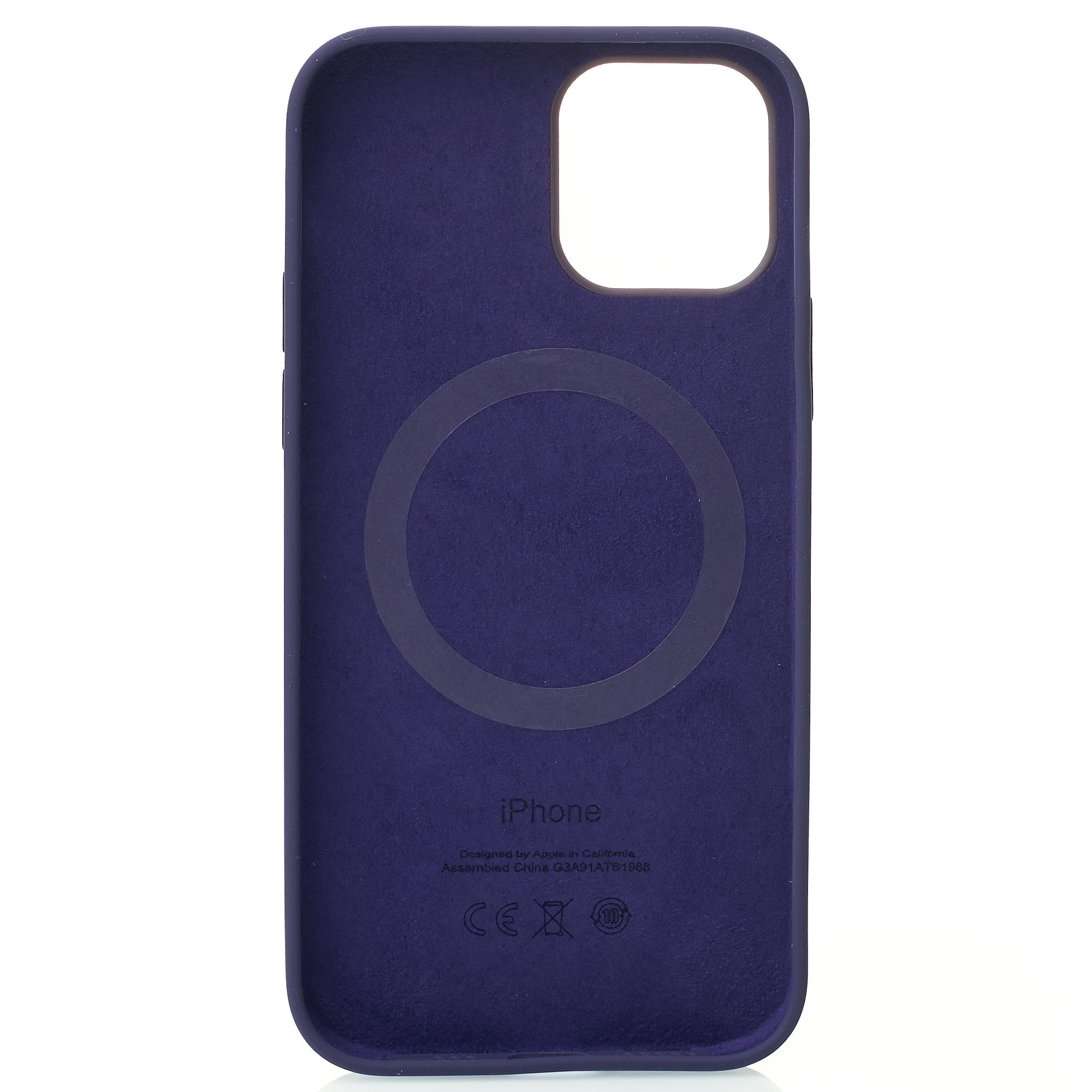 Силиконовый чехол Lux Colors с поддержкой MagSafe для iPhone 12 / iPhone 12 Pro Amethyst