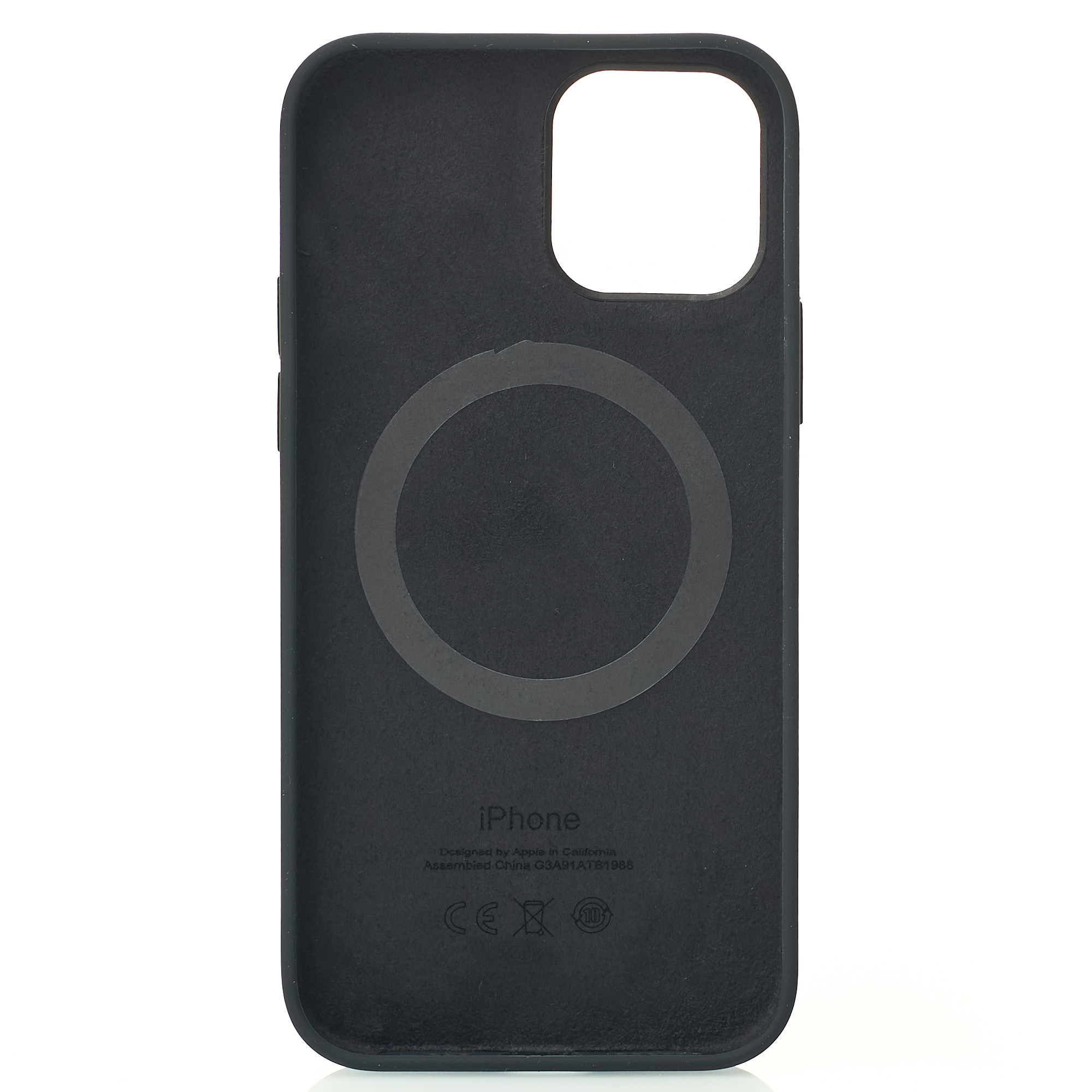 Силиконовый чехол Lux Colors с поддержкой MagSafe для iPhone 12 Pro Max Black