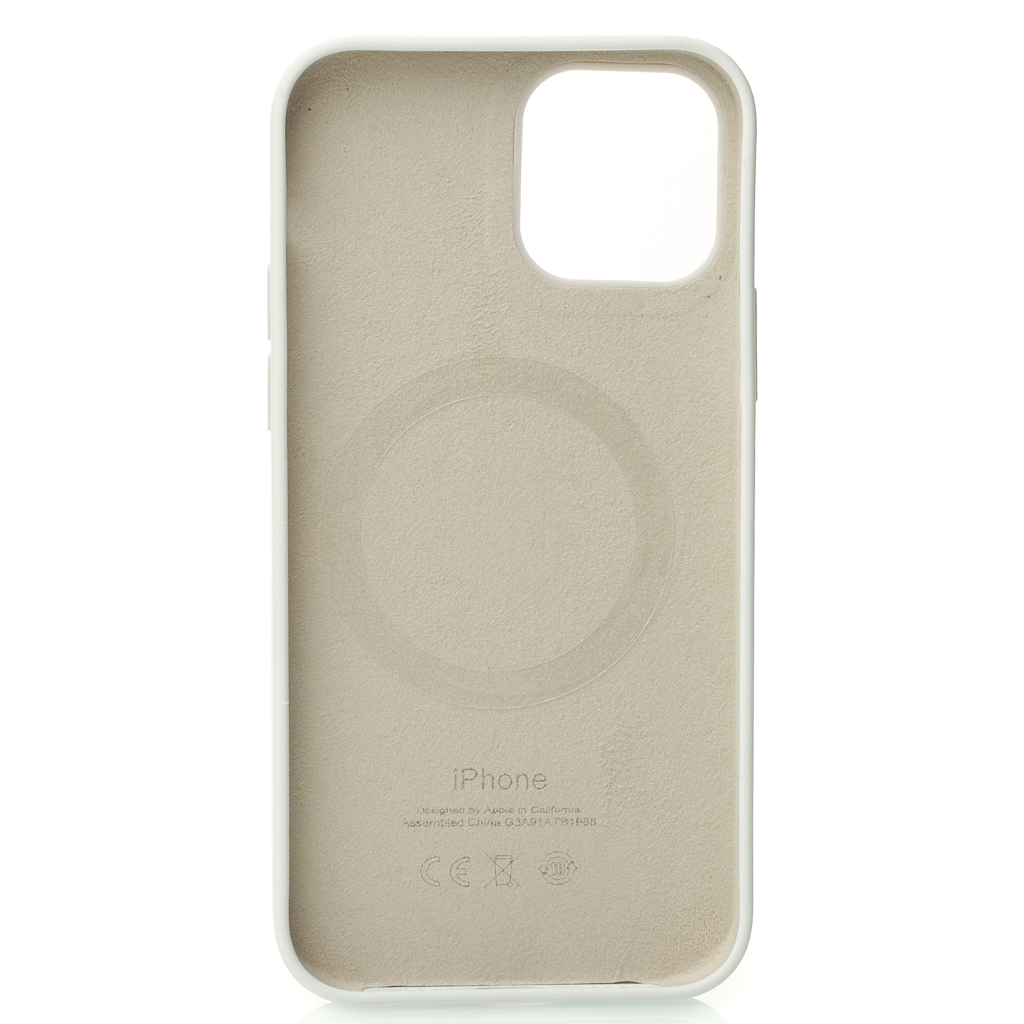 Силиконовый чехол Lux Colors с поддержкой MagSafe для iPhone 12 Pro Max White