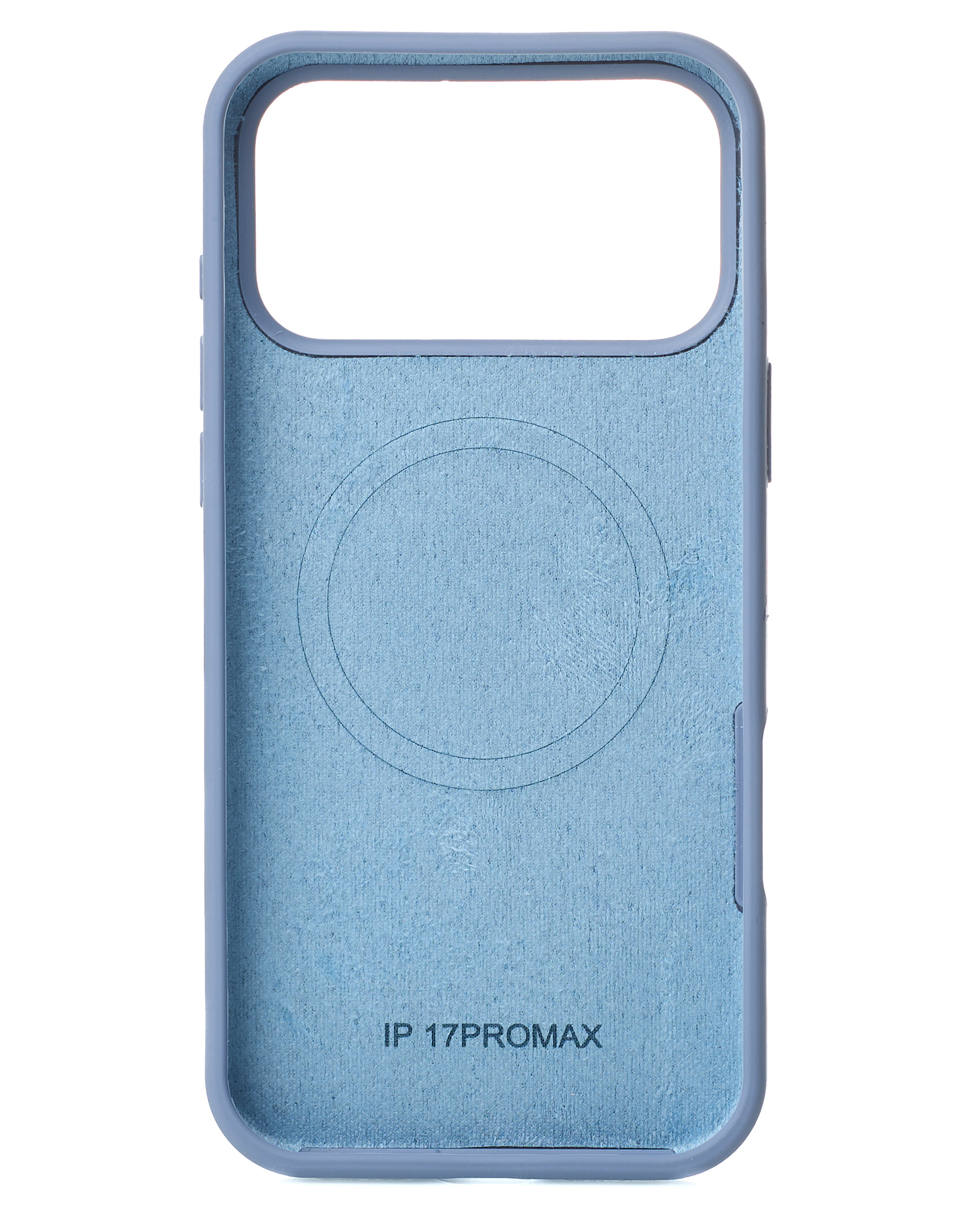 Силиконовый чехол Slim Ring Soft с поддержкой MagSafe для iPhone 17 Pro Max storm blue