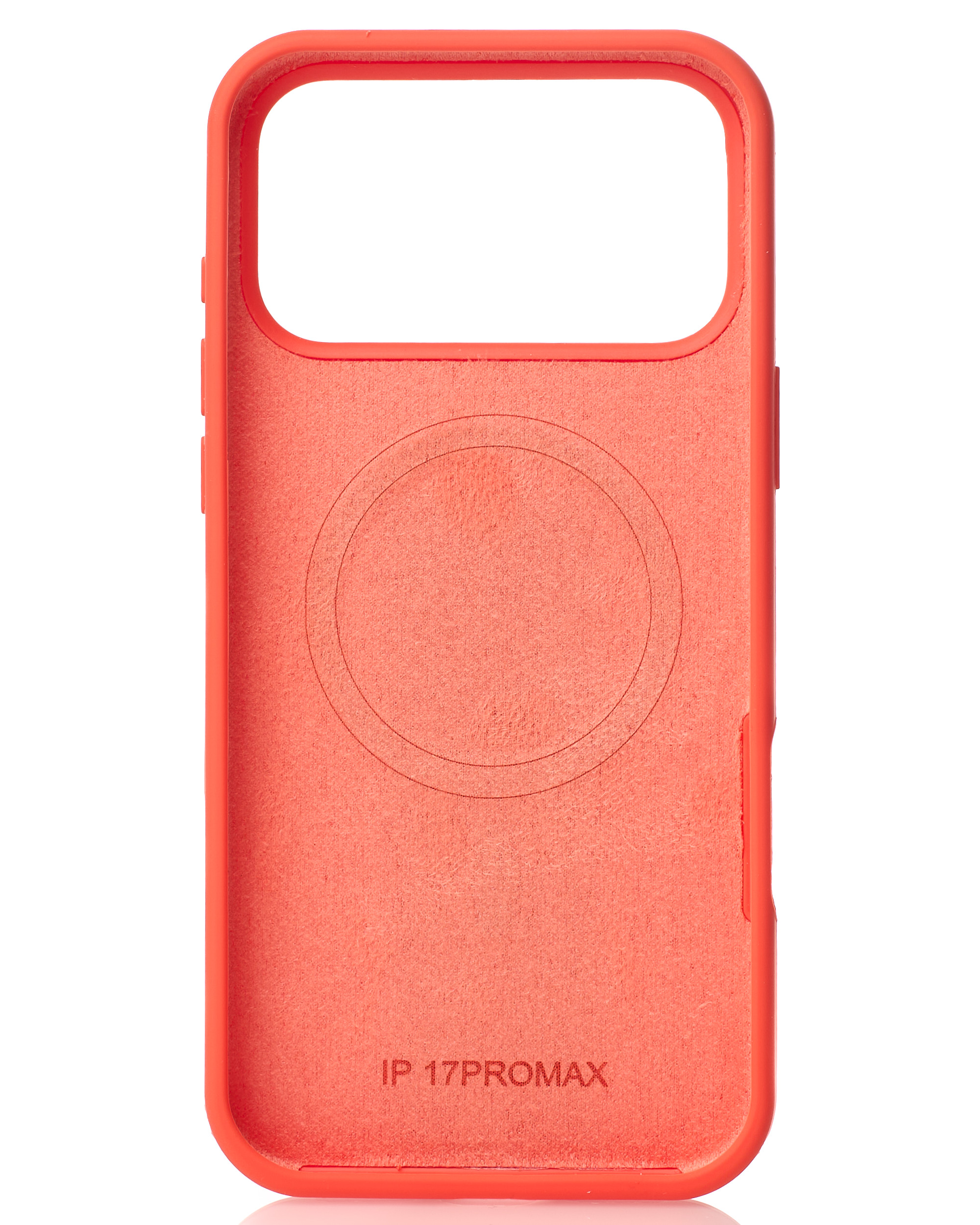 Силиконовый чехол Slim Ring Soft с поддержкой MagSafe для iPhone 17 Pro Max orange