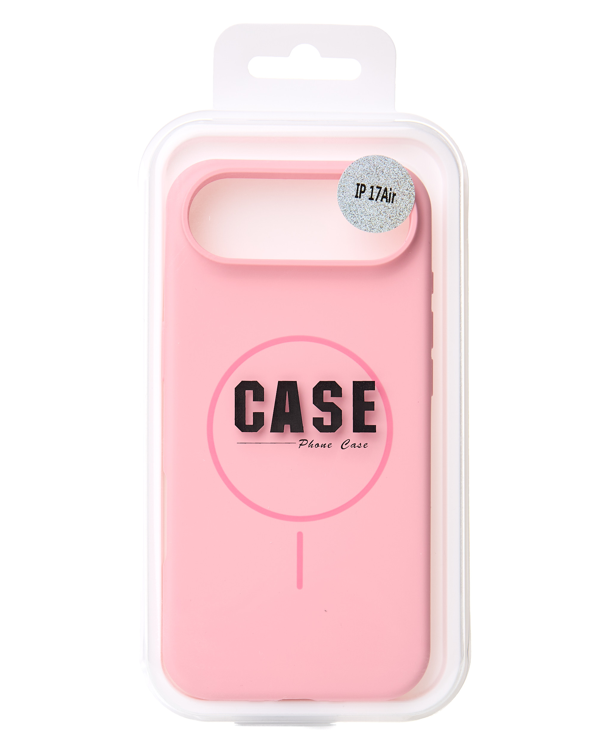 Силиконовый чехол Slim Ring Soft с поддержкой MagSafe для iPhone 17 AIR pink