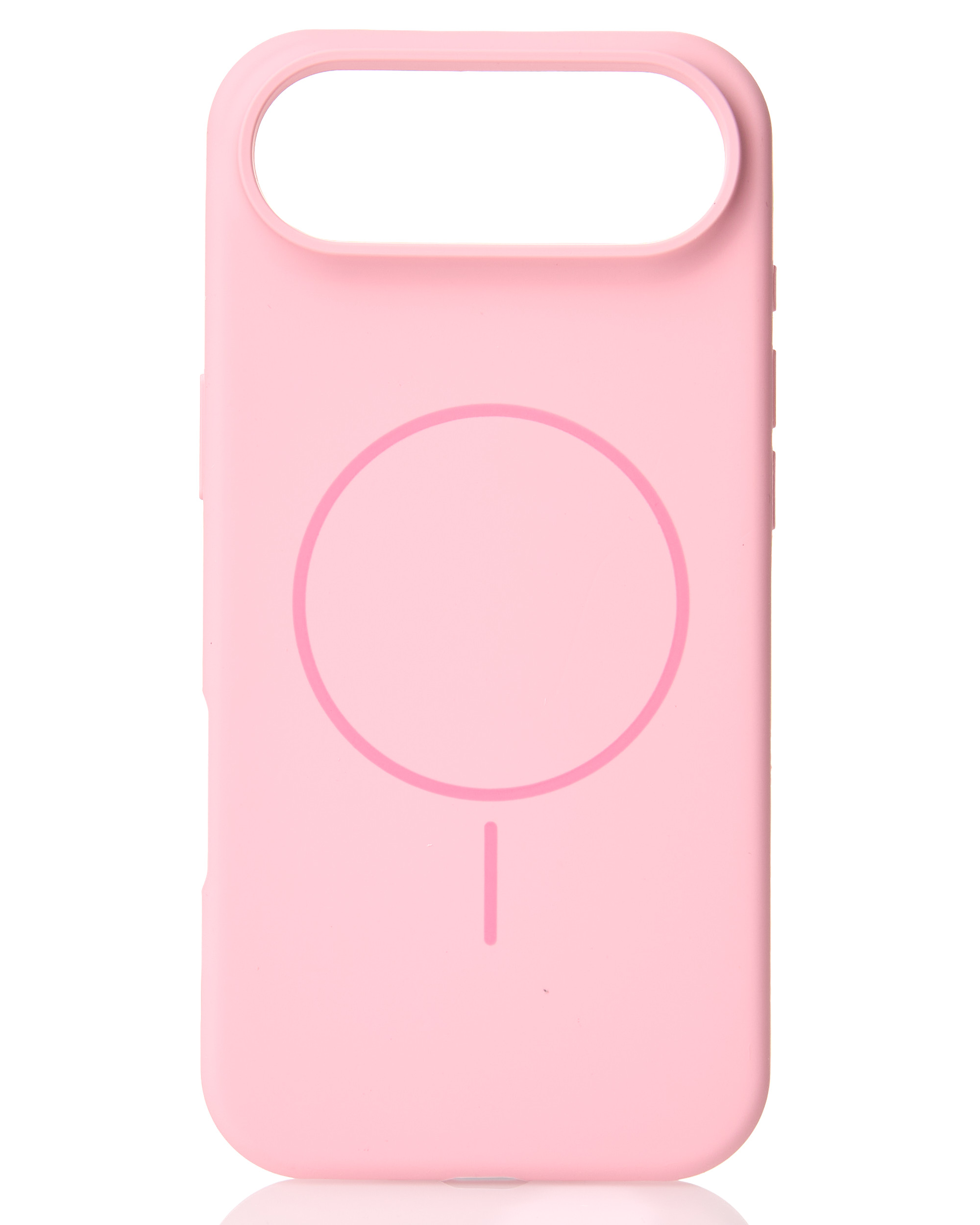 Силиконовый чехол Slim Ring Soft с поддержкой MagSafe для iPhone 17 AIR pink