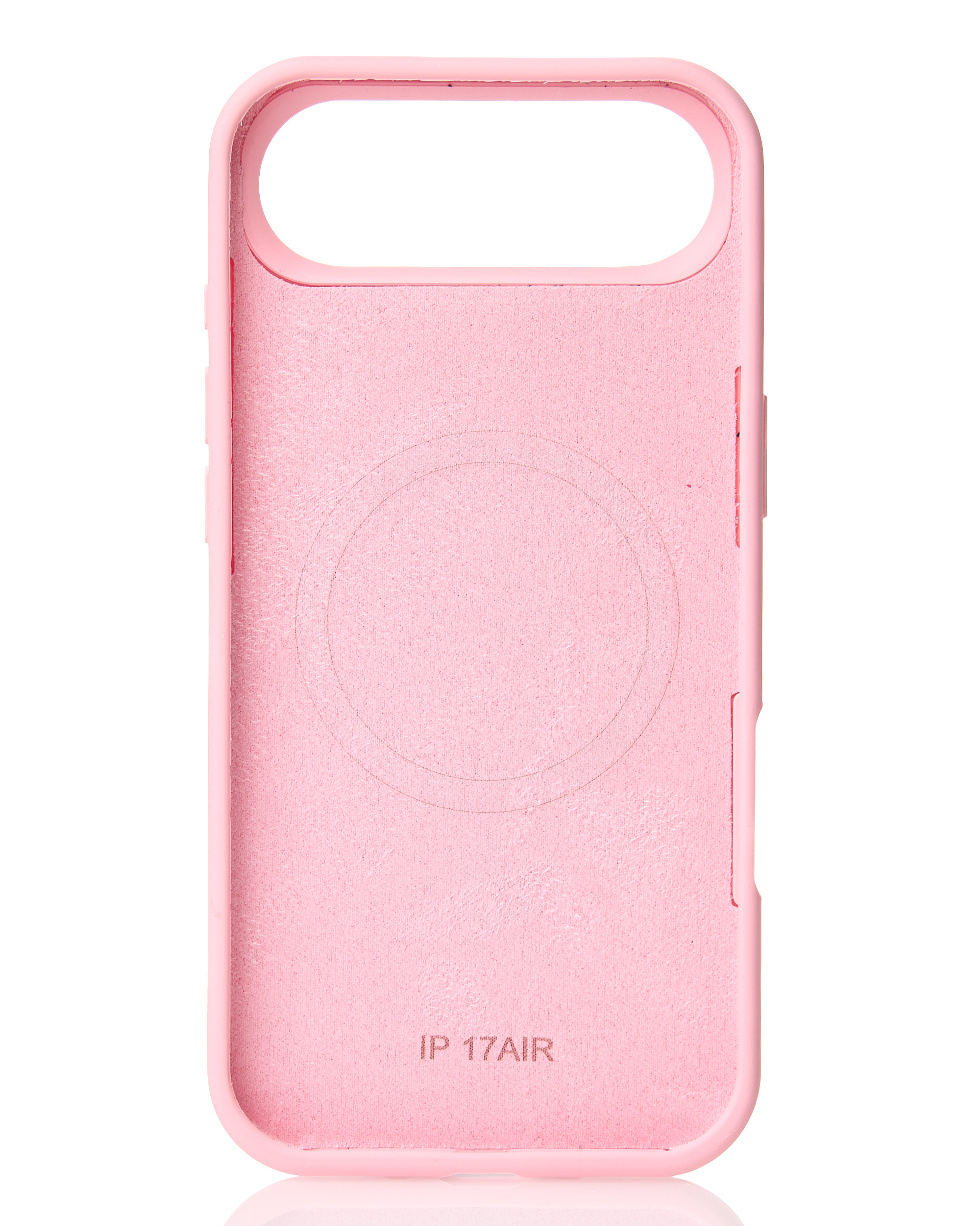 Силиконовый чехол Slim Ring Soft с поддержкой MagSafe для iPhone 17 AIR pink