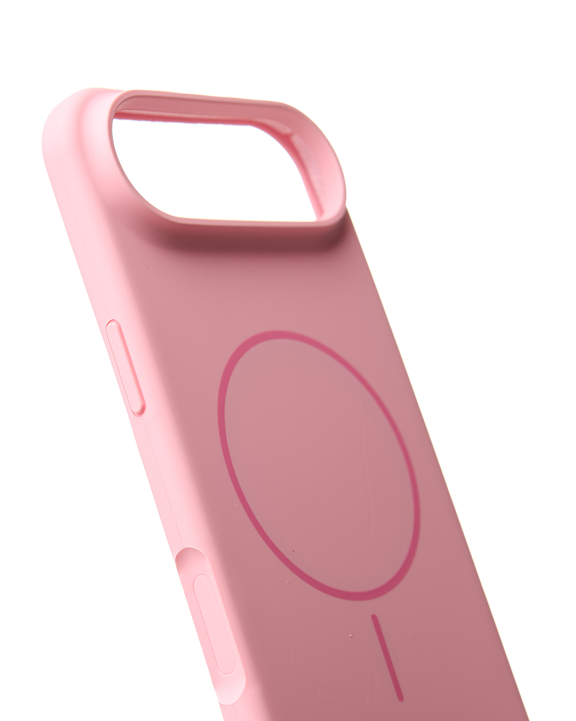 Силиконовый чехол Slim Ring Soft с поддержкой MagSafe для iPhone 17 AIR pink