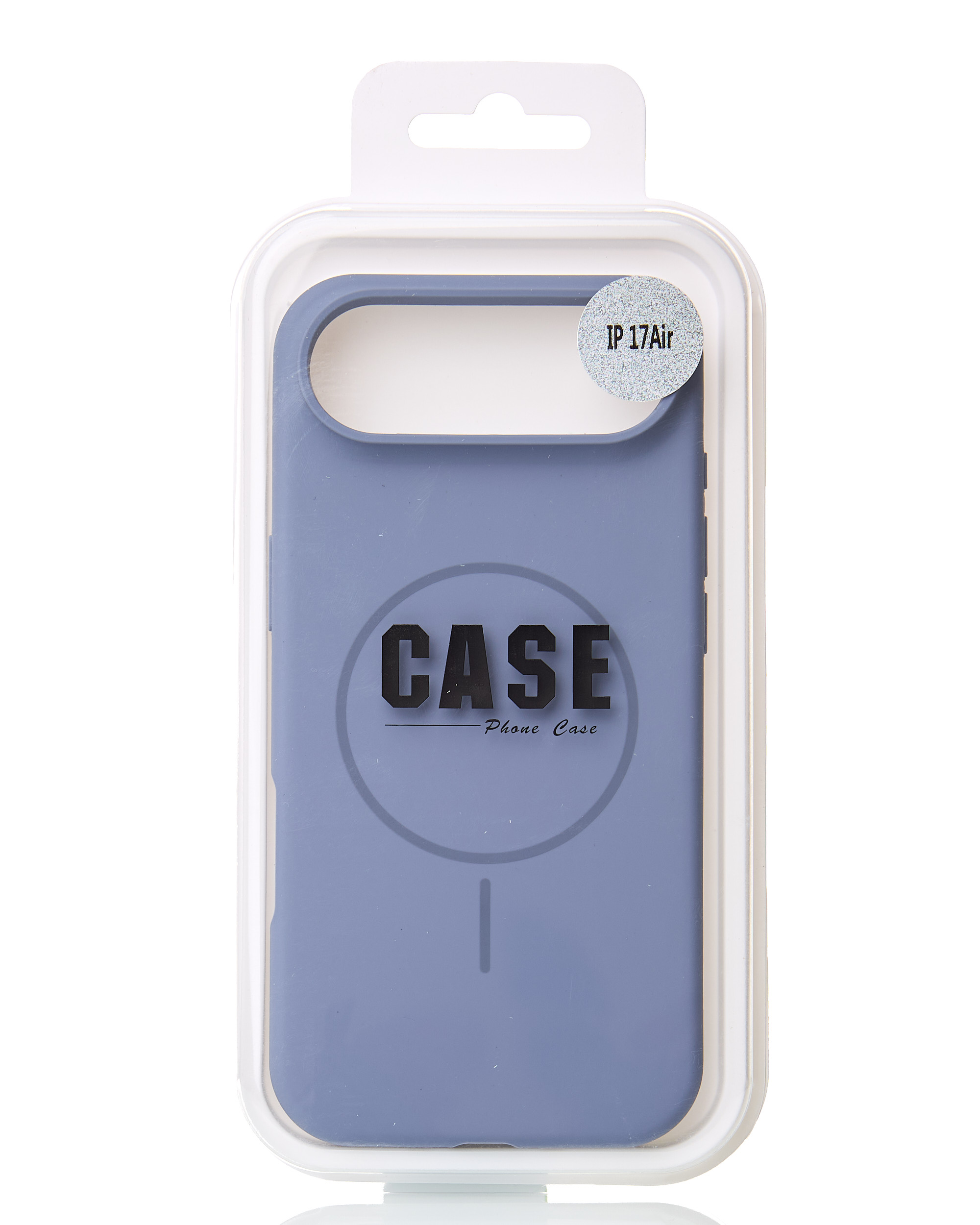 Силиконовый чехол Slim Ring Soft с поддержкой MagSafe для iPhone 17 AIR storm blue