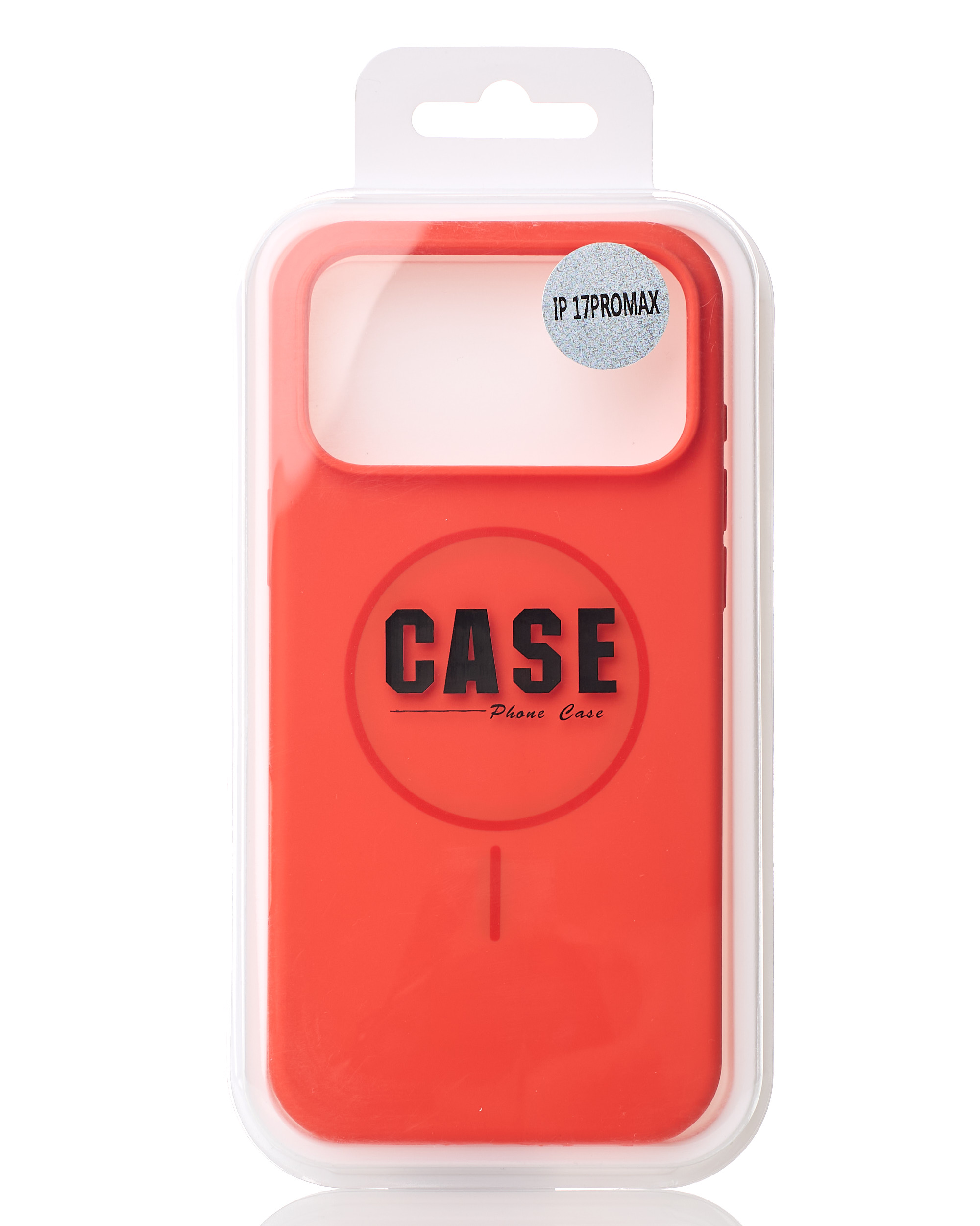 Силиконовый чехол Slim Ring Soft с поддержкой MagSafe для iPhone 17 Pro Max orange