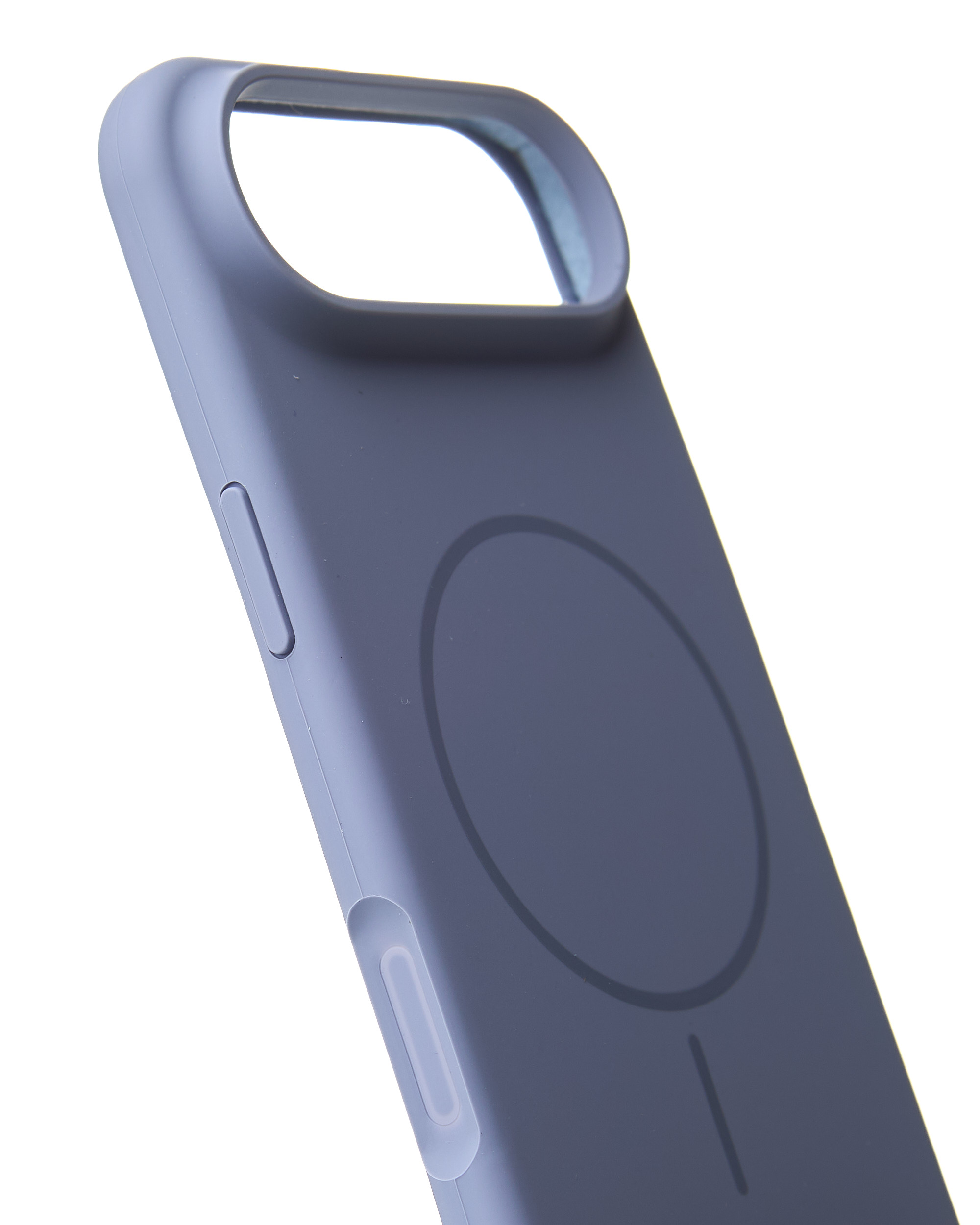 Силиконовый чехол Slim Ring Soft с поддержкой MagSafe для iPhone 17 AIR storm blue