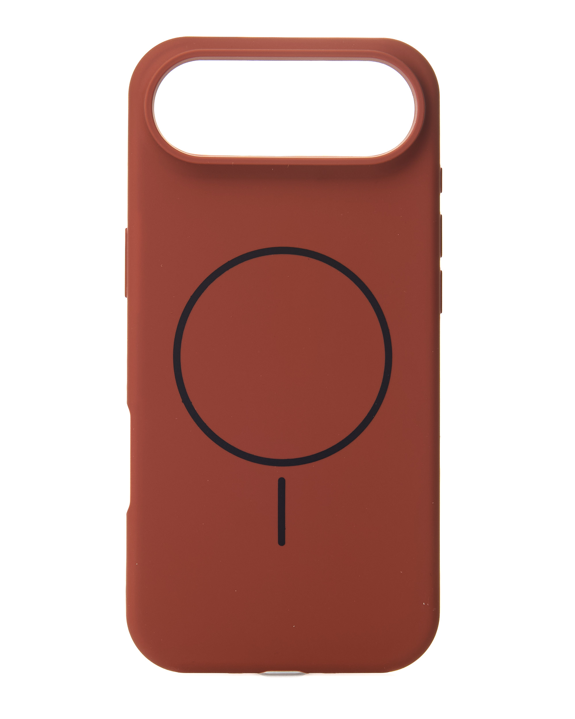 Силиконовый чехол Slim Ring Soft с поддержкой MagSafe для iPhone 17 AIR brown