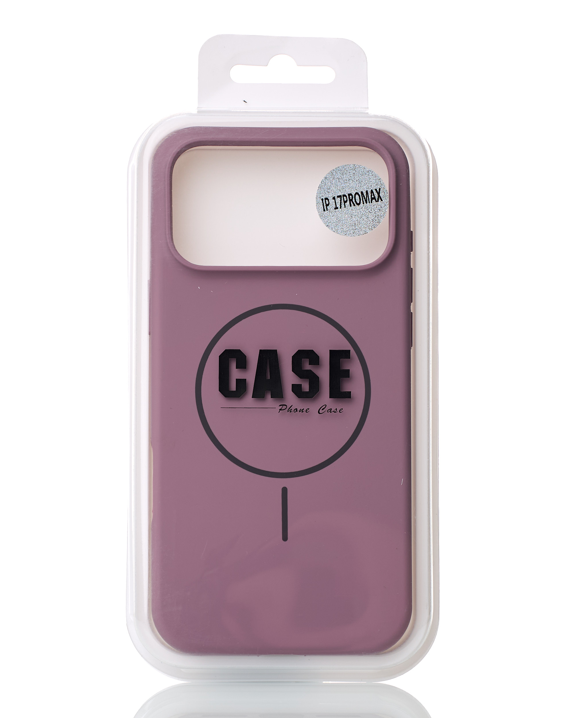 Силиконовый чехол Slim Ring Soft с поддержкой MagSafe для iPhone 17 Pro Max lavander