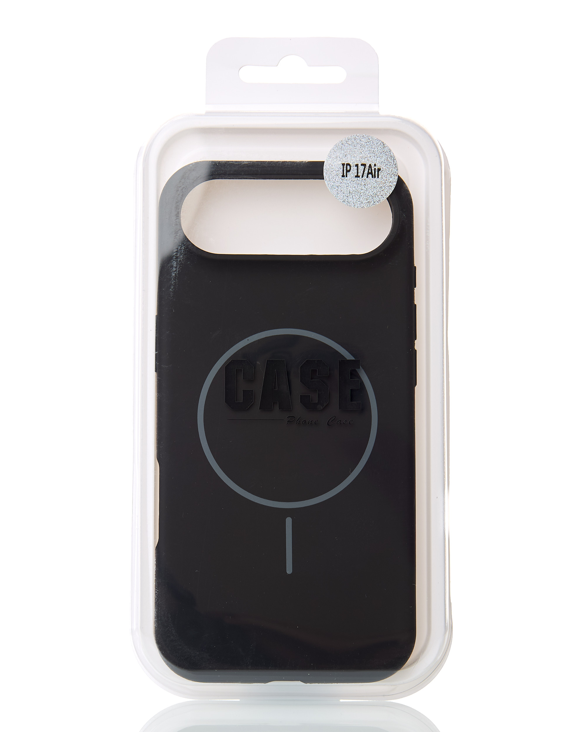 Силиконовый чехол Slim Ring Soft с поддержкой MagSafe для iPhone 17 AIR black