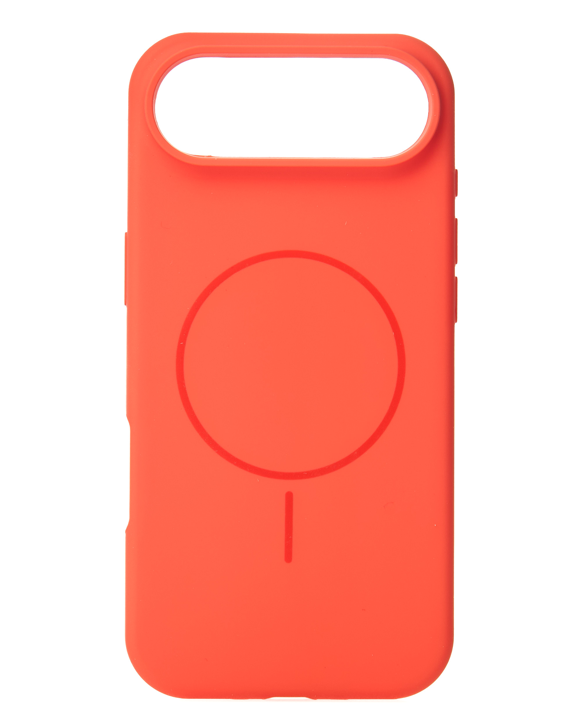 Силиконовый чехол Slim Ring Soft с поддержкой MagSafe для iPhone 17 AIR orange