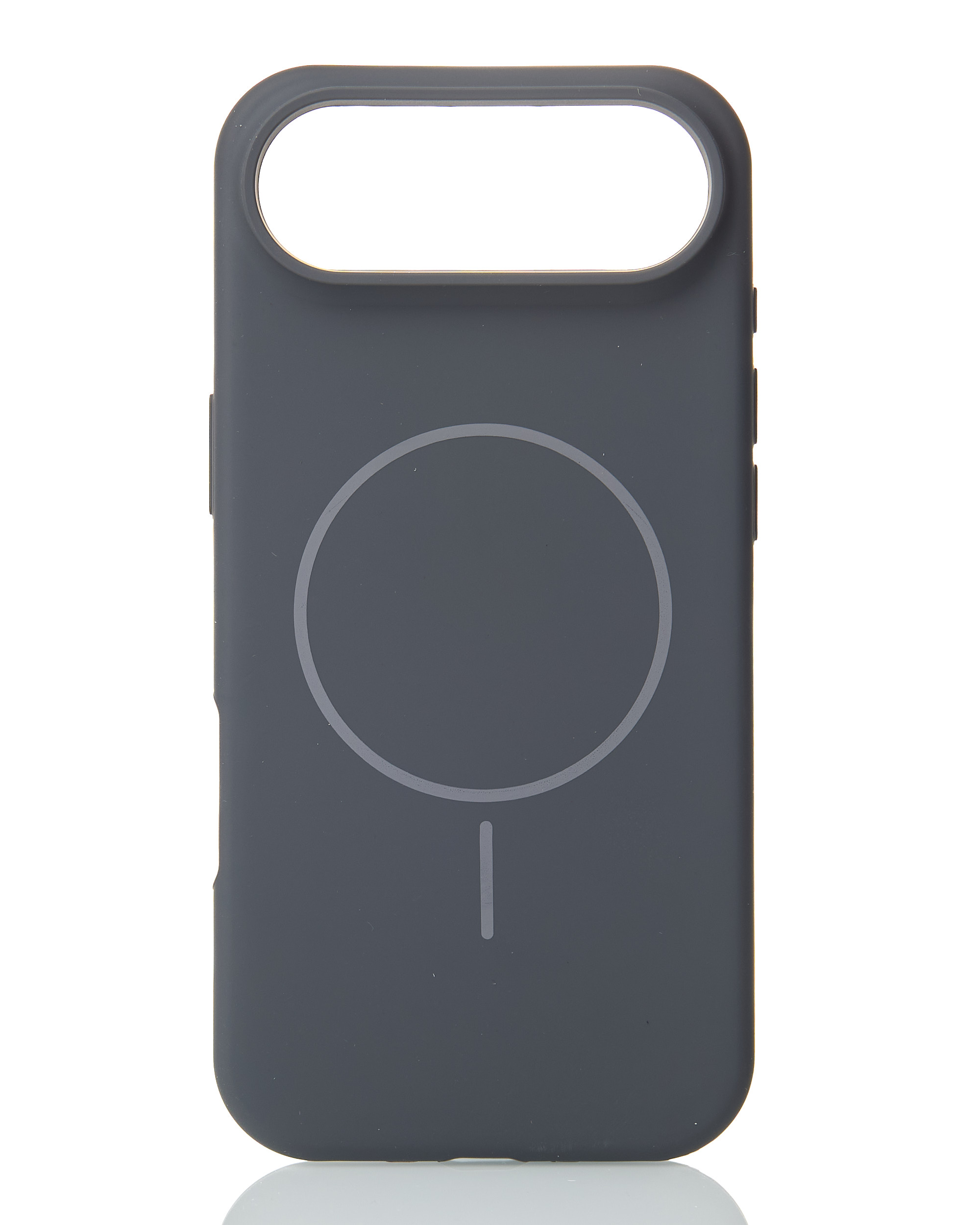 Силиконовый чехол Slim Ring Soft с поддержкой MagSafe для iPhone 17 AIR stone gray