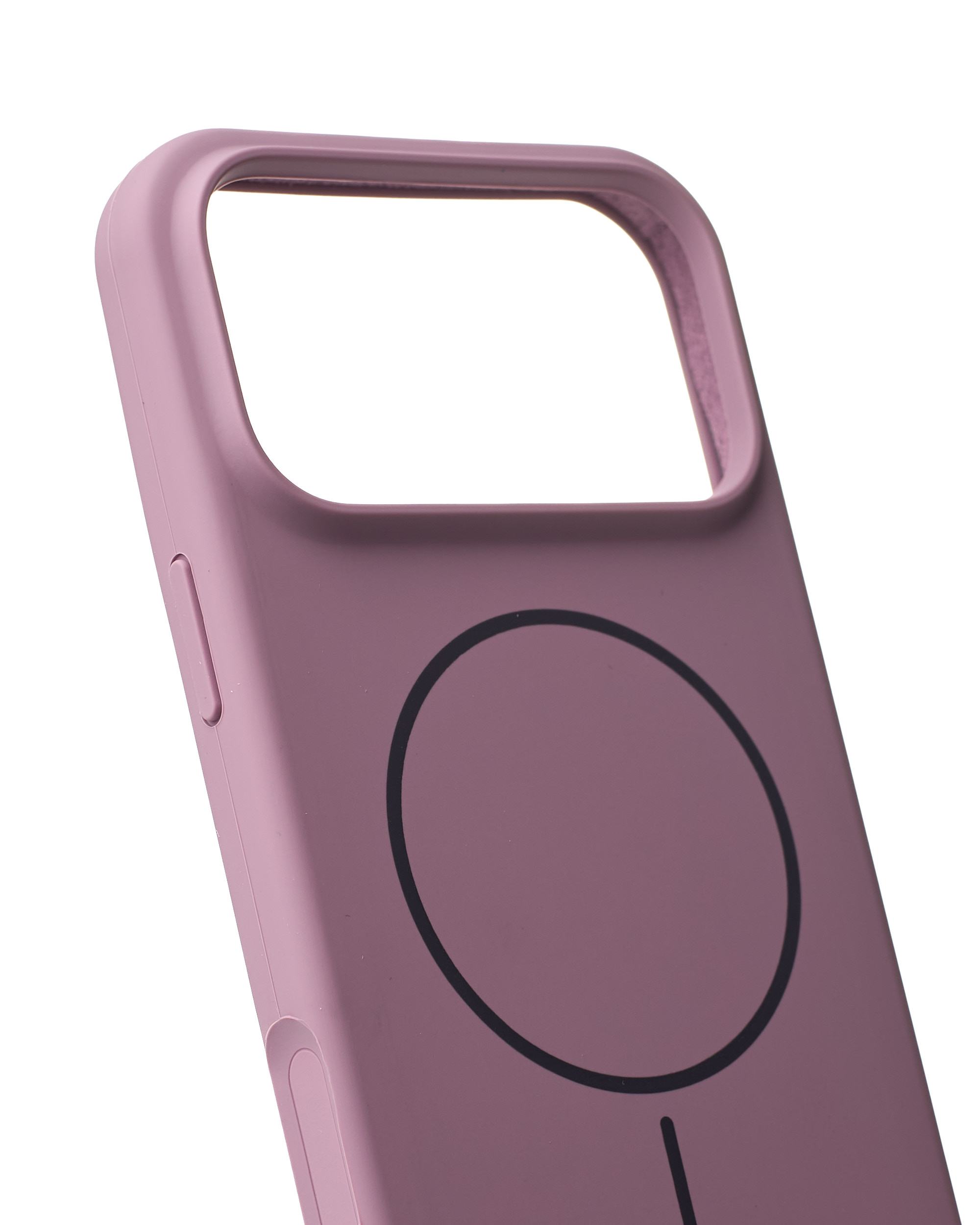 Силиконовый чехол Slim Ring Soft с поддержкой MagSafe для iPhone 17 Pro Max lavander