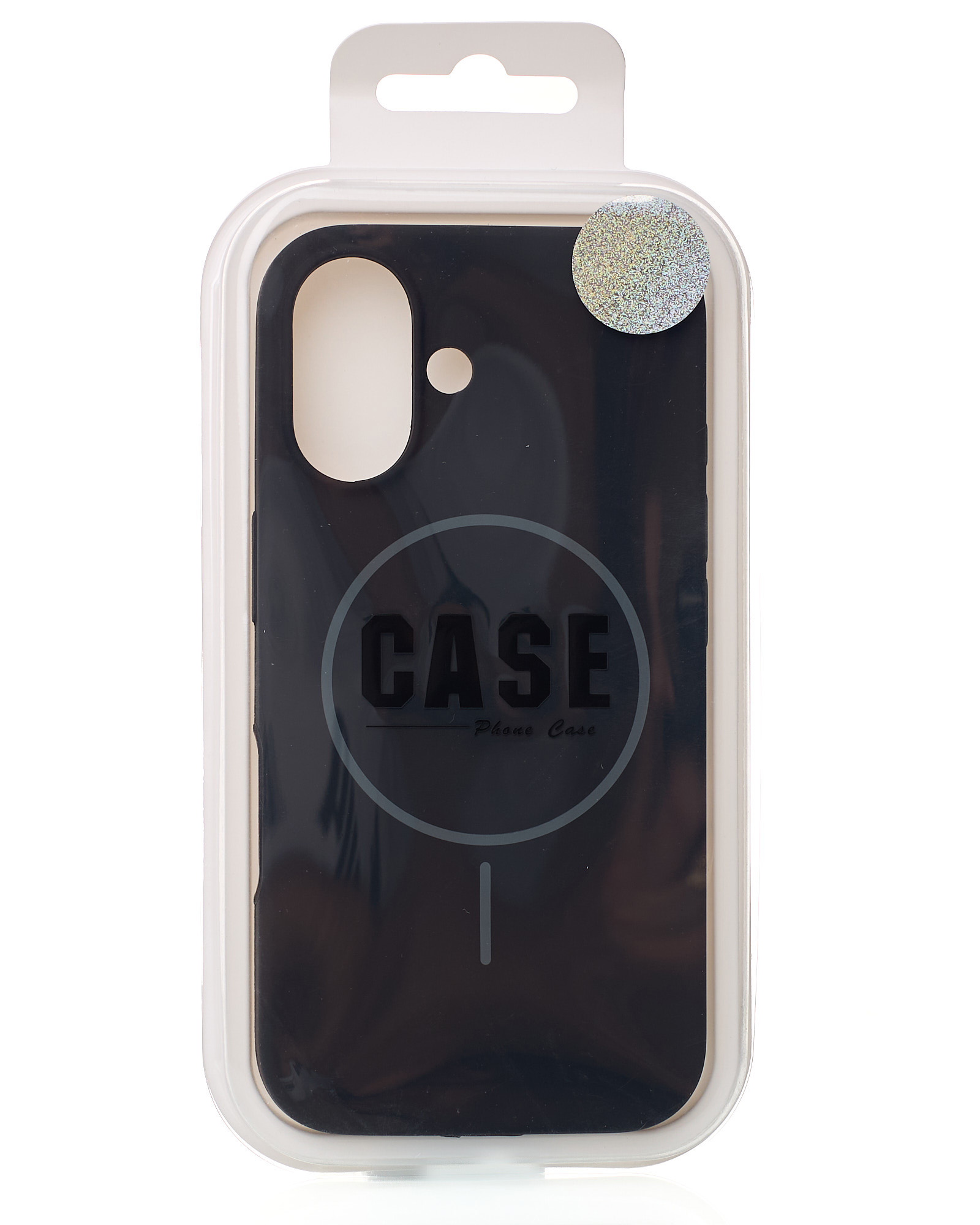 Силиконовый чехол Slim Ring Soft с поддержкой MagSafe для iPhone 17 black