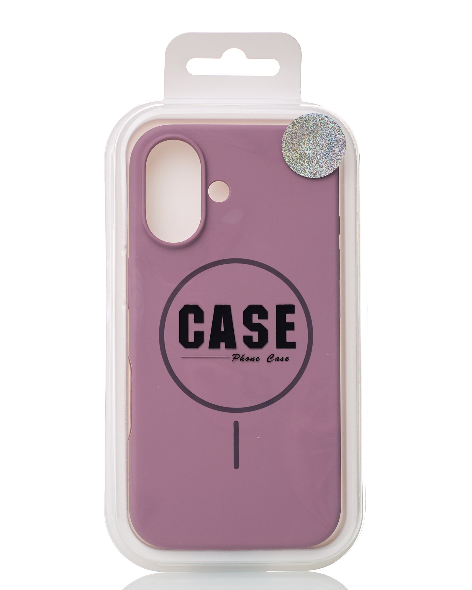 Силиконовый чехол Slim Ring Soft с поддержкой MagSafe для iPhone 17 lavander