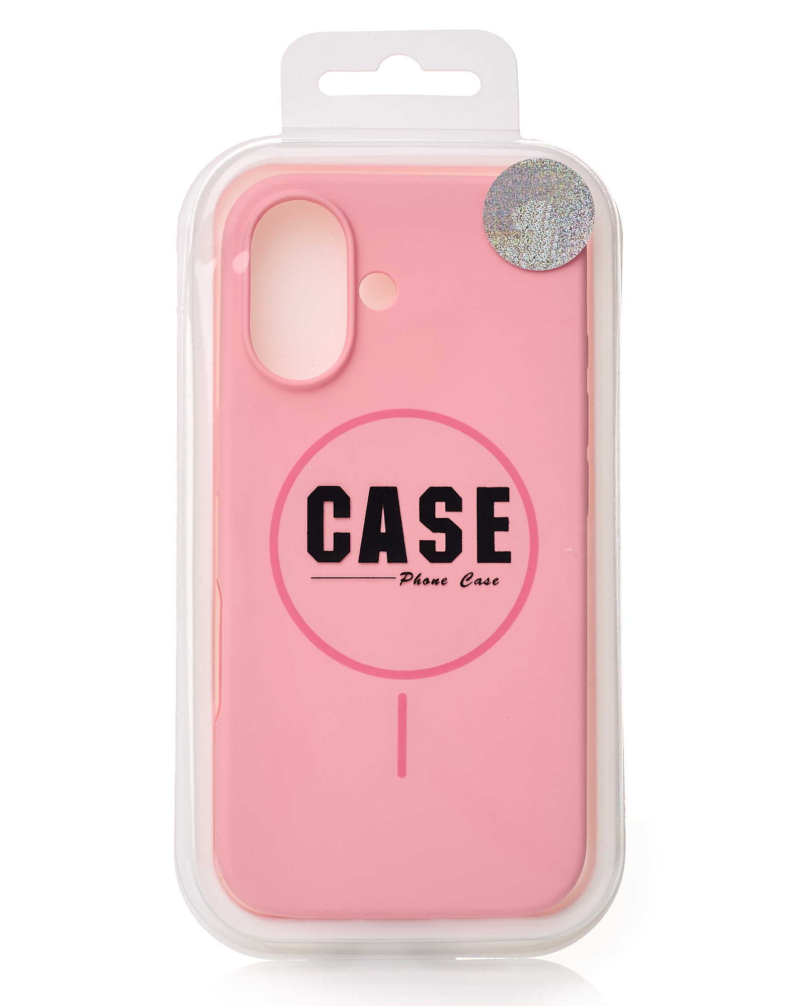 Силиконовый чехол Slim Ring Soft с поддержкой MagSafe для iPhone 17 pink