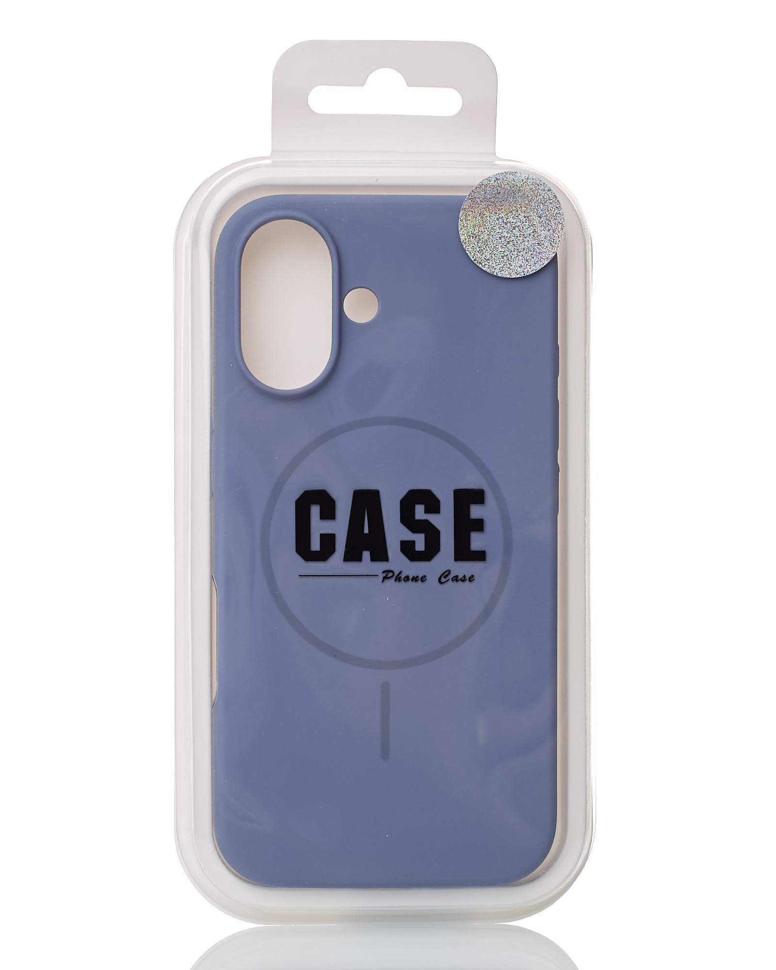 Силиконовый чехол Slim Ring Soft с поддержкой MagSafe для iPhone 17 storm blue