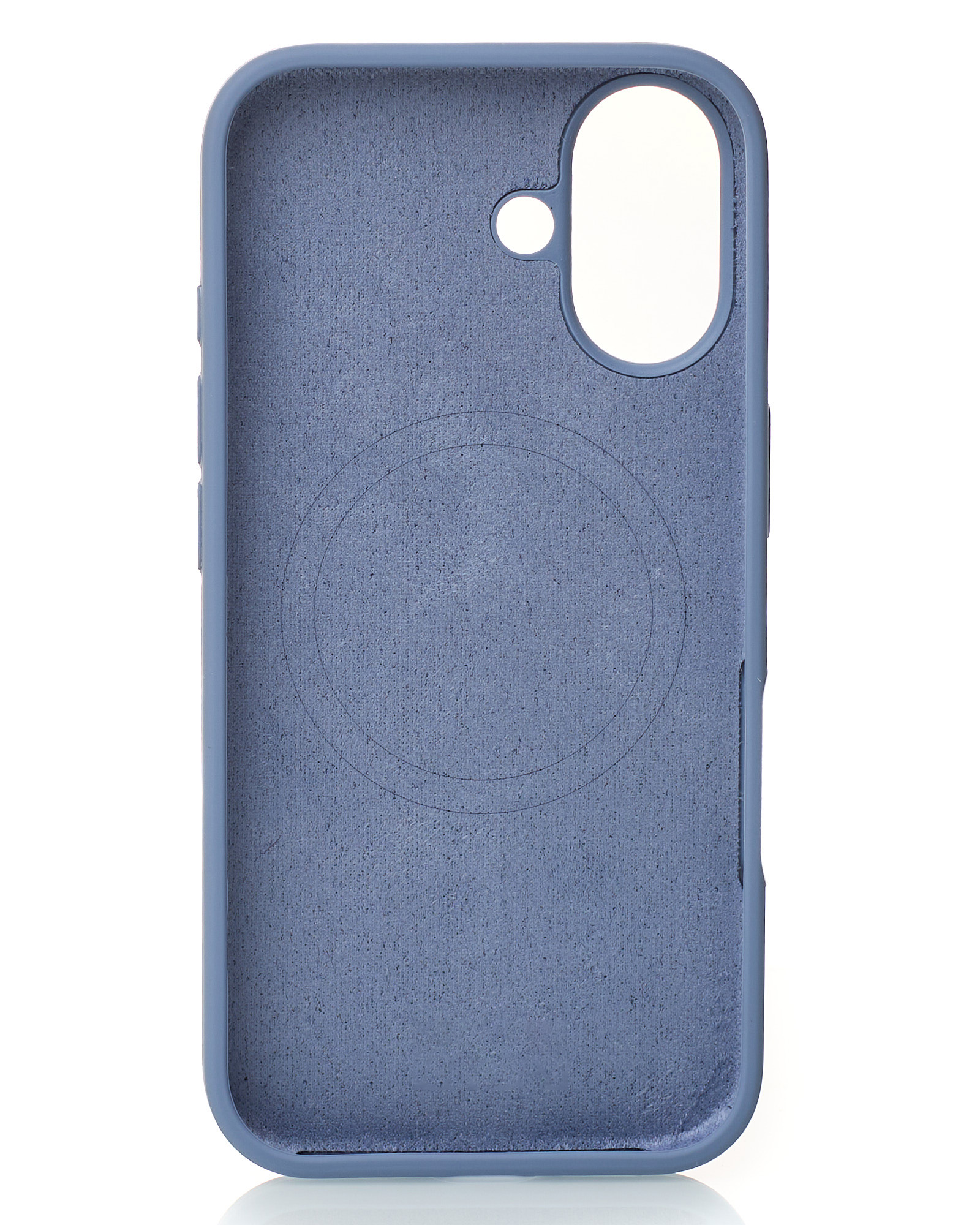 Силиконовый чехол Slim Ring Soft с поддержкой MagSafe для iPhone 17 storm blue