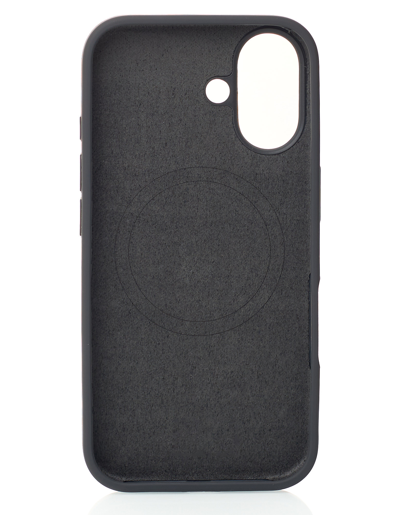 Силиконовый чехол Slim Ring Soft с поддержкой MagSafe для iPhone 17 stone gray