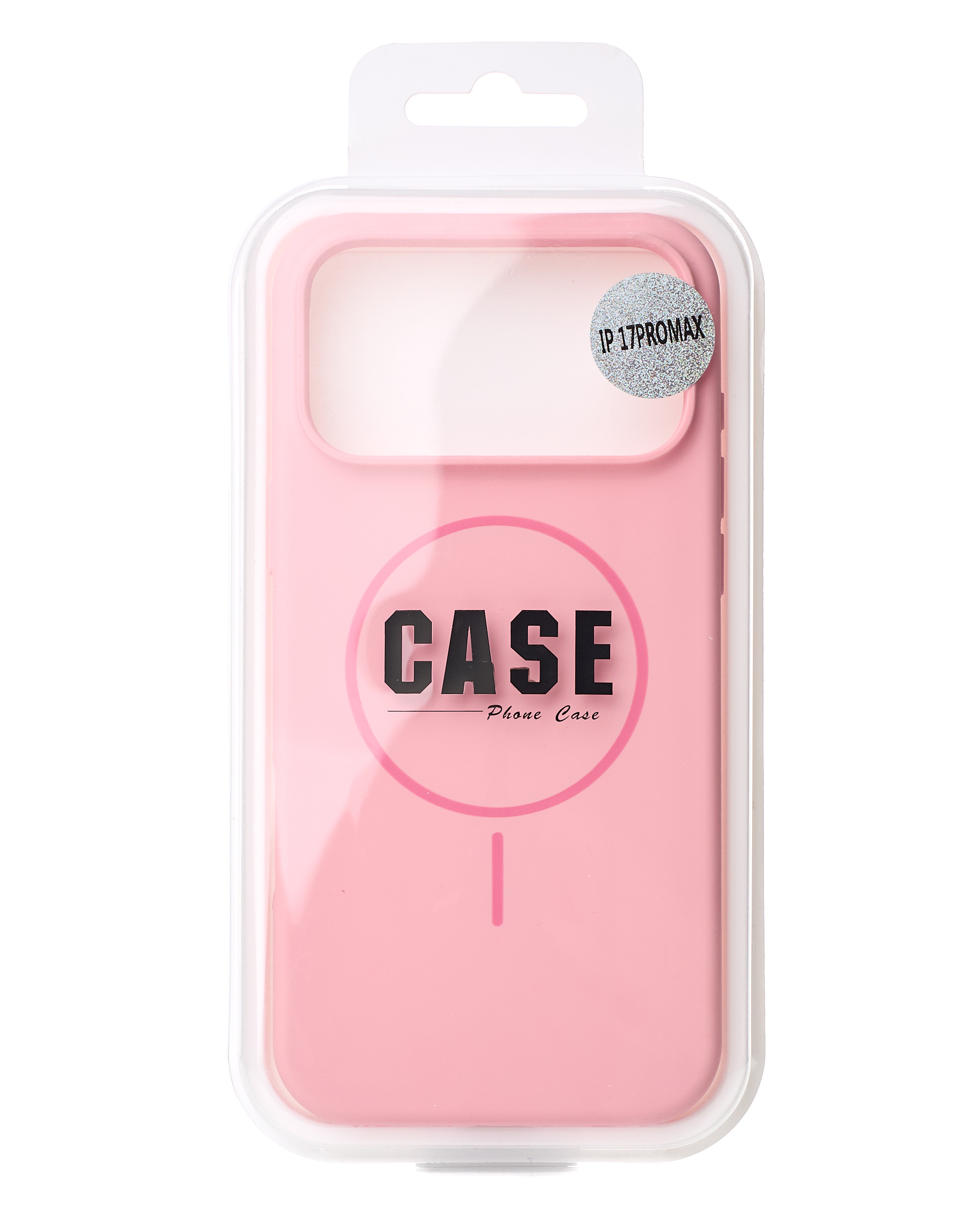 Силиконовый чехол Slim Ring Soft с поддержкой MagSafe для iPhone 17 Pro Max pink