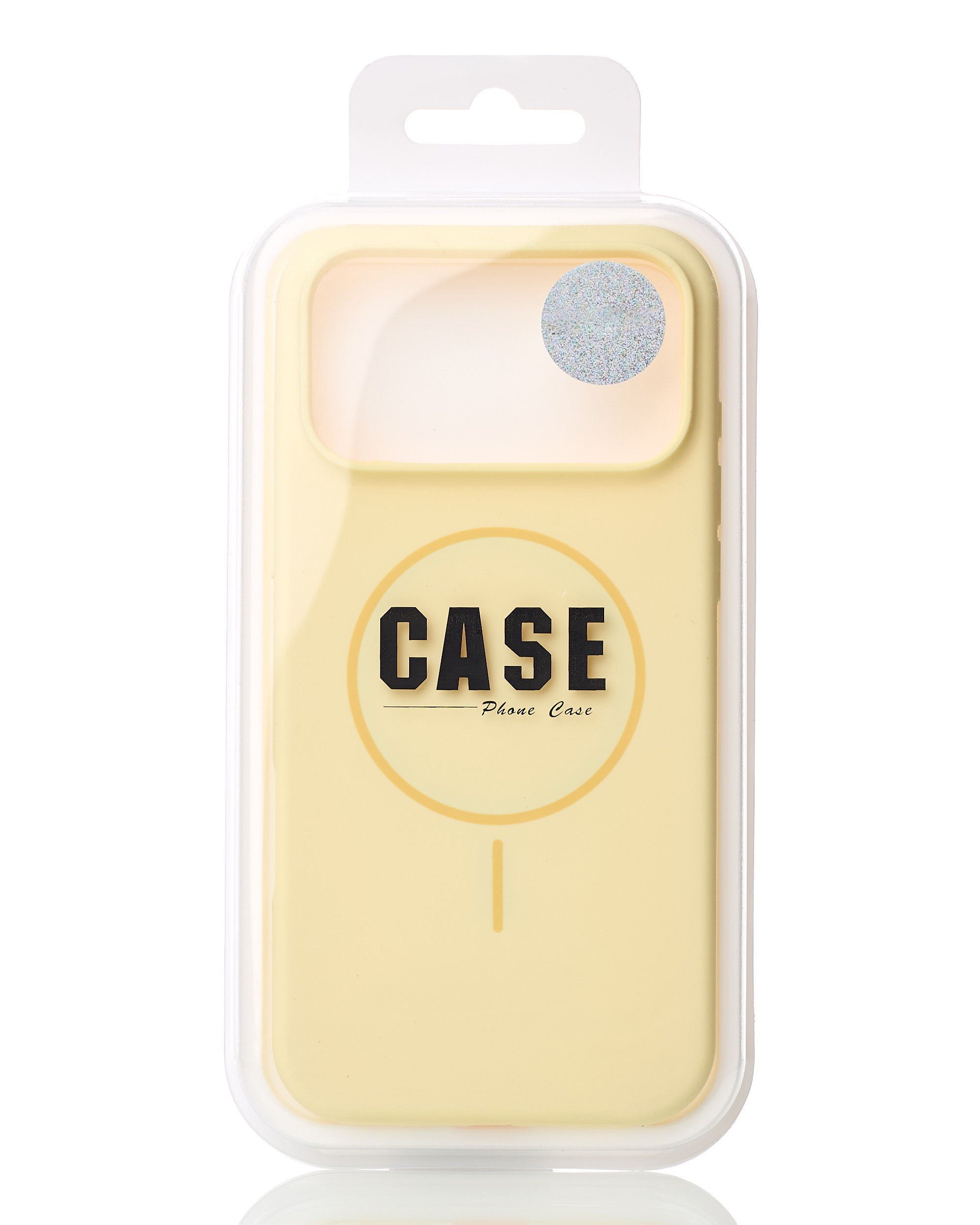 Силиконовый чехол Slim Ring Soft с поддержкой MagSafe для iPhone 17 Pro sunglow