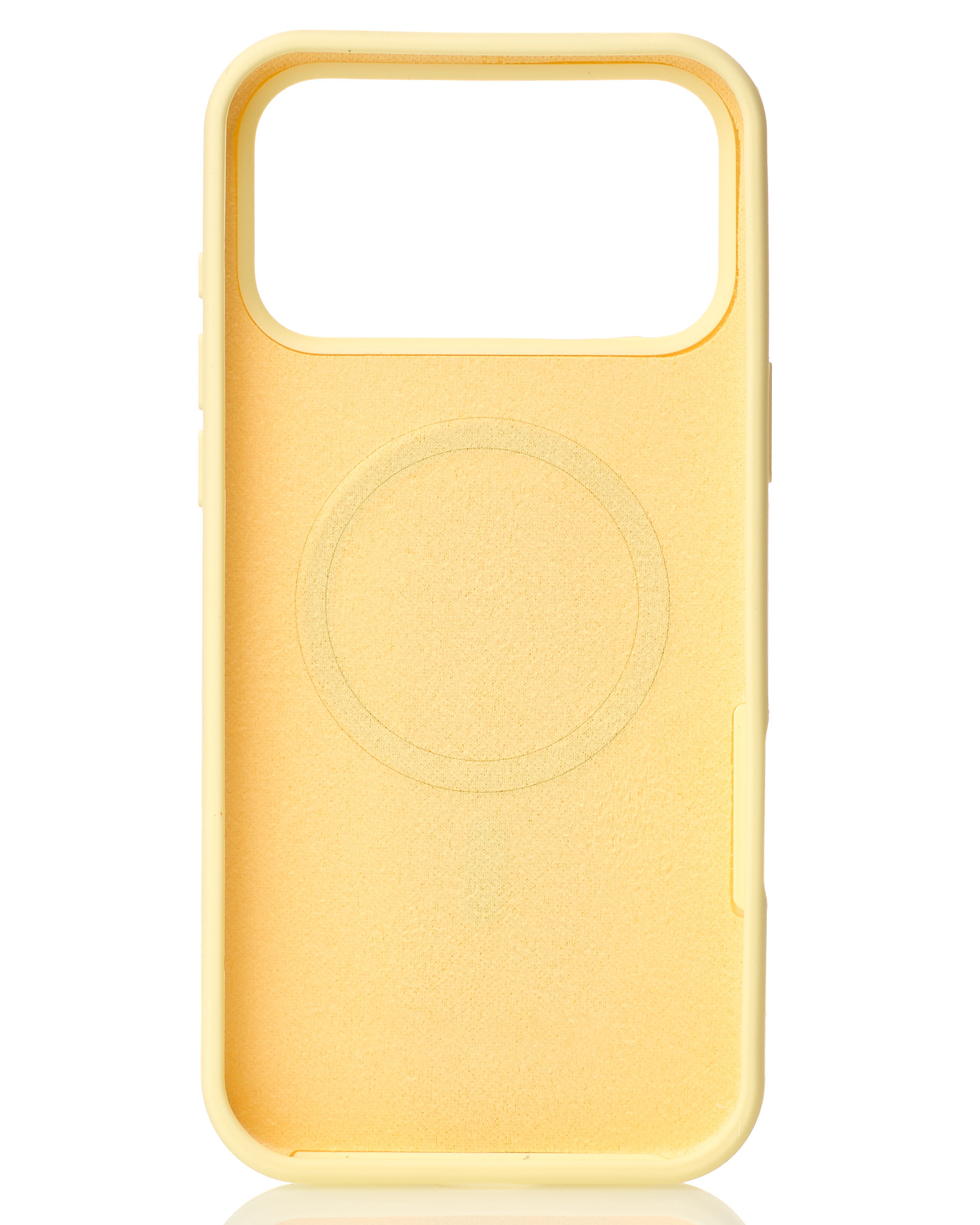 Силиконовый чехол Slim Ring Soft с поддержкой MagSafe для iPhone 17 Pro sunglow