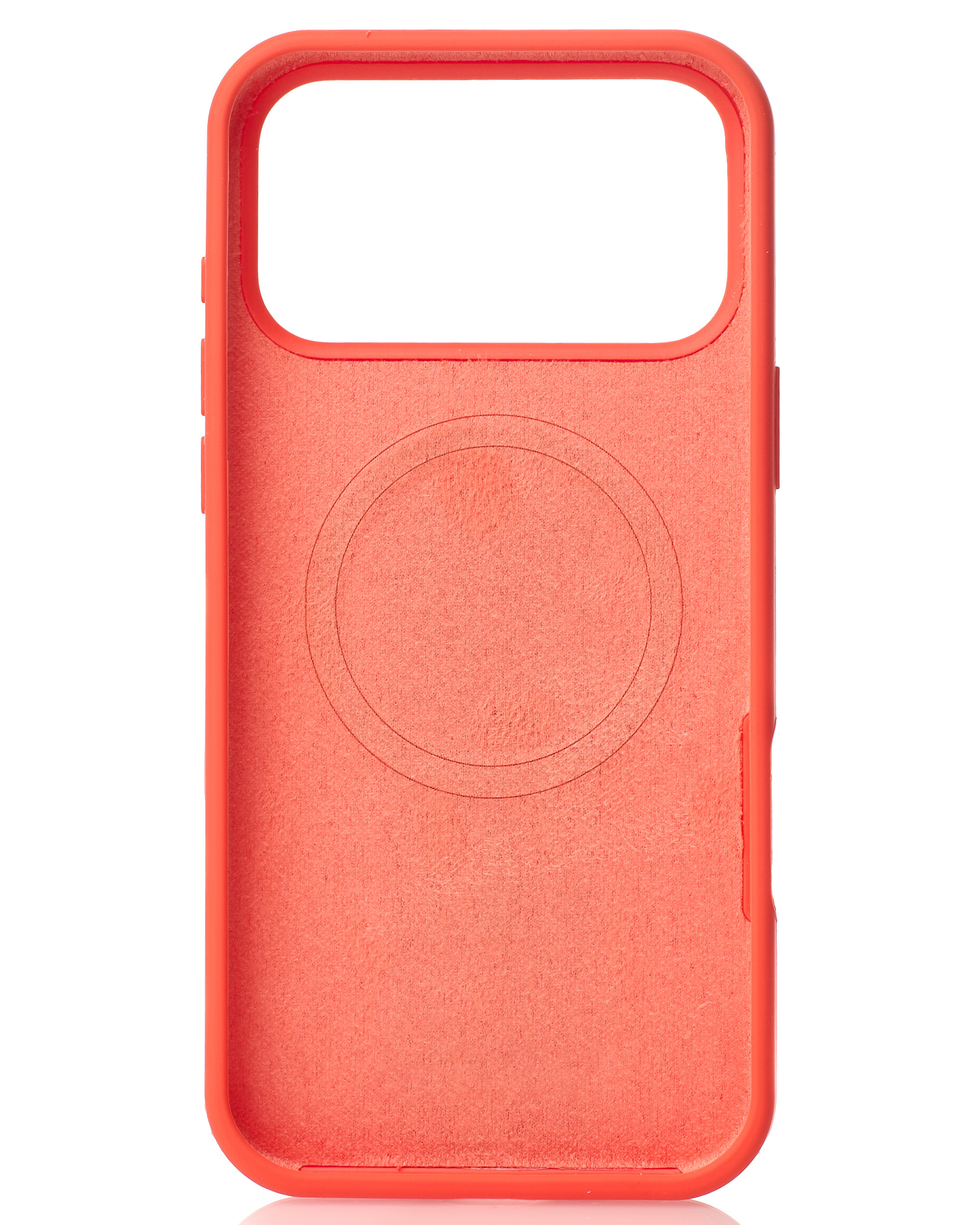 Силиконовый чехол Slim Ring Soft с поддержкой MagSafe для iPhone 17 Pro orange