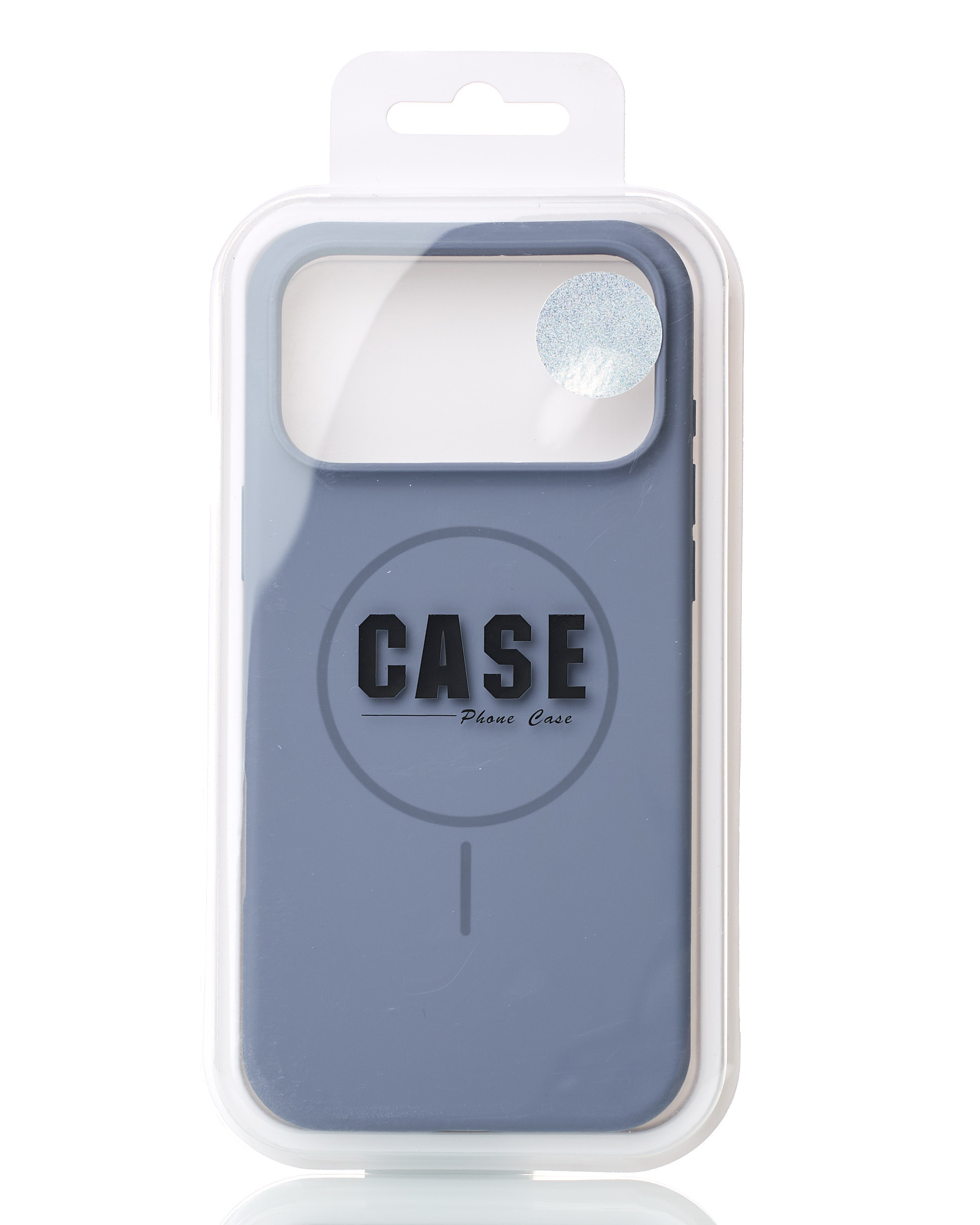 Силиконовый чехол Slim Ring Soft с поддержкой MagSafe для iPhone 17 Pro storm blue