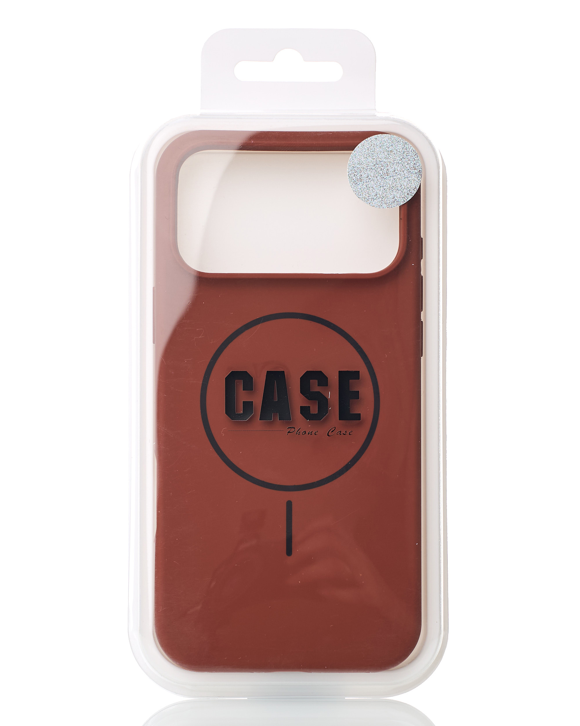 Силиконовый чехол Slim Ring Soft с поддержкой MagSafe для iPhone 17 Pro brown