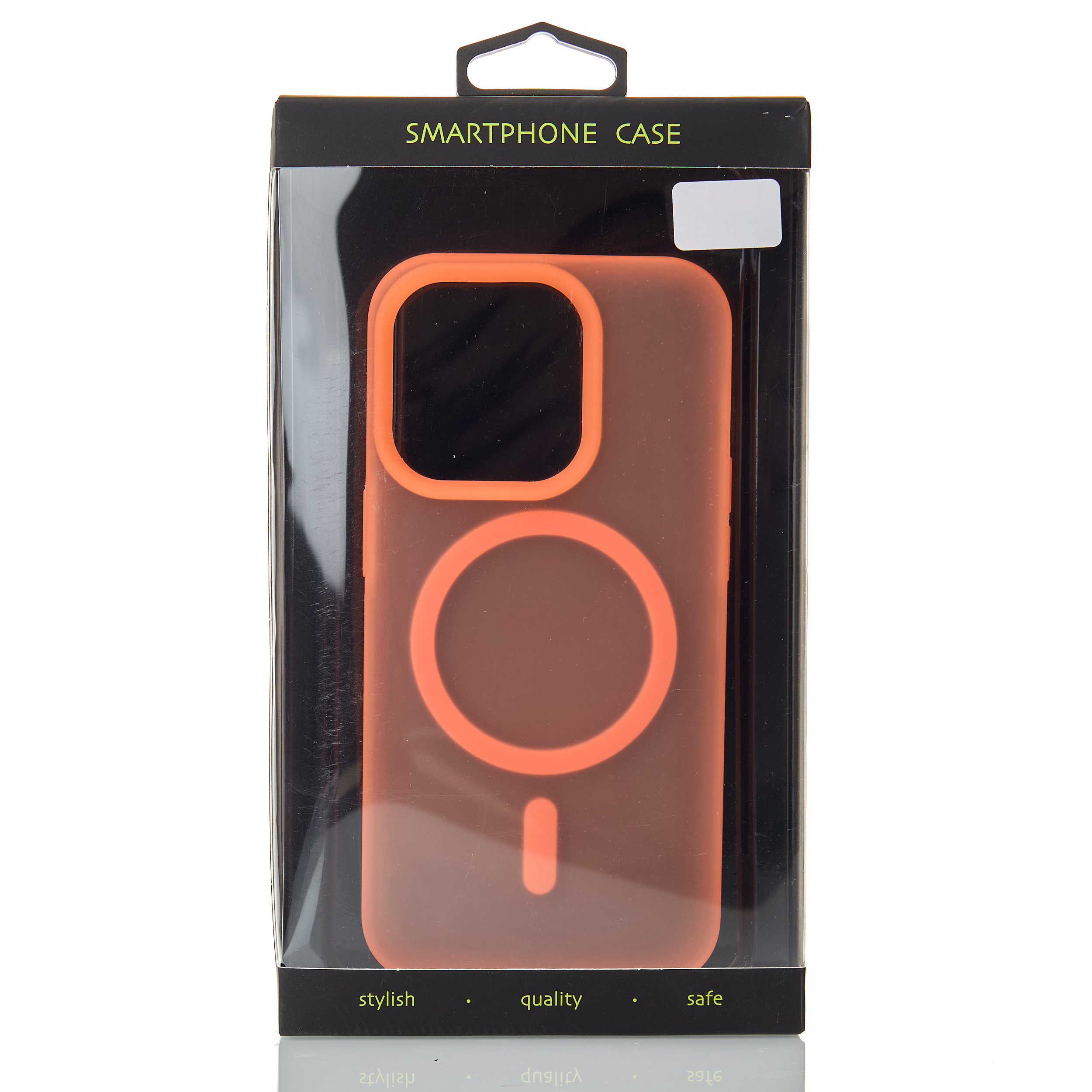 Силиконовый чехол SOFT MATT с поддержкой MagSafe для iPhone 15 Pro Max orange