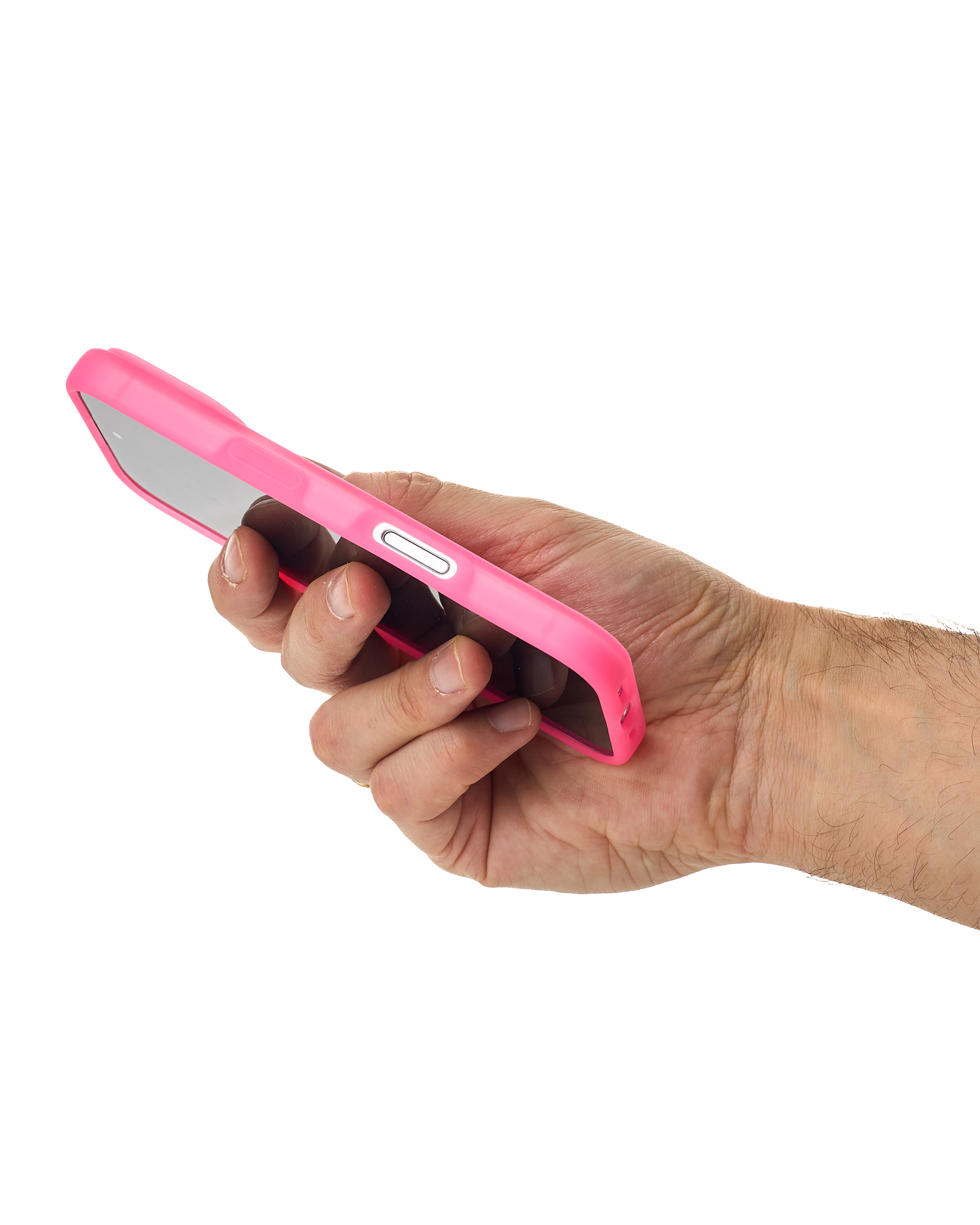 Силиконовый чехол SOFT MATT с поддержкой MagSafe для iPhone 16 rose red