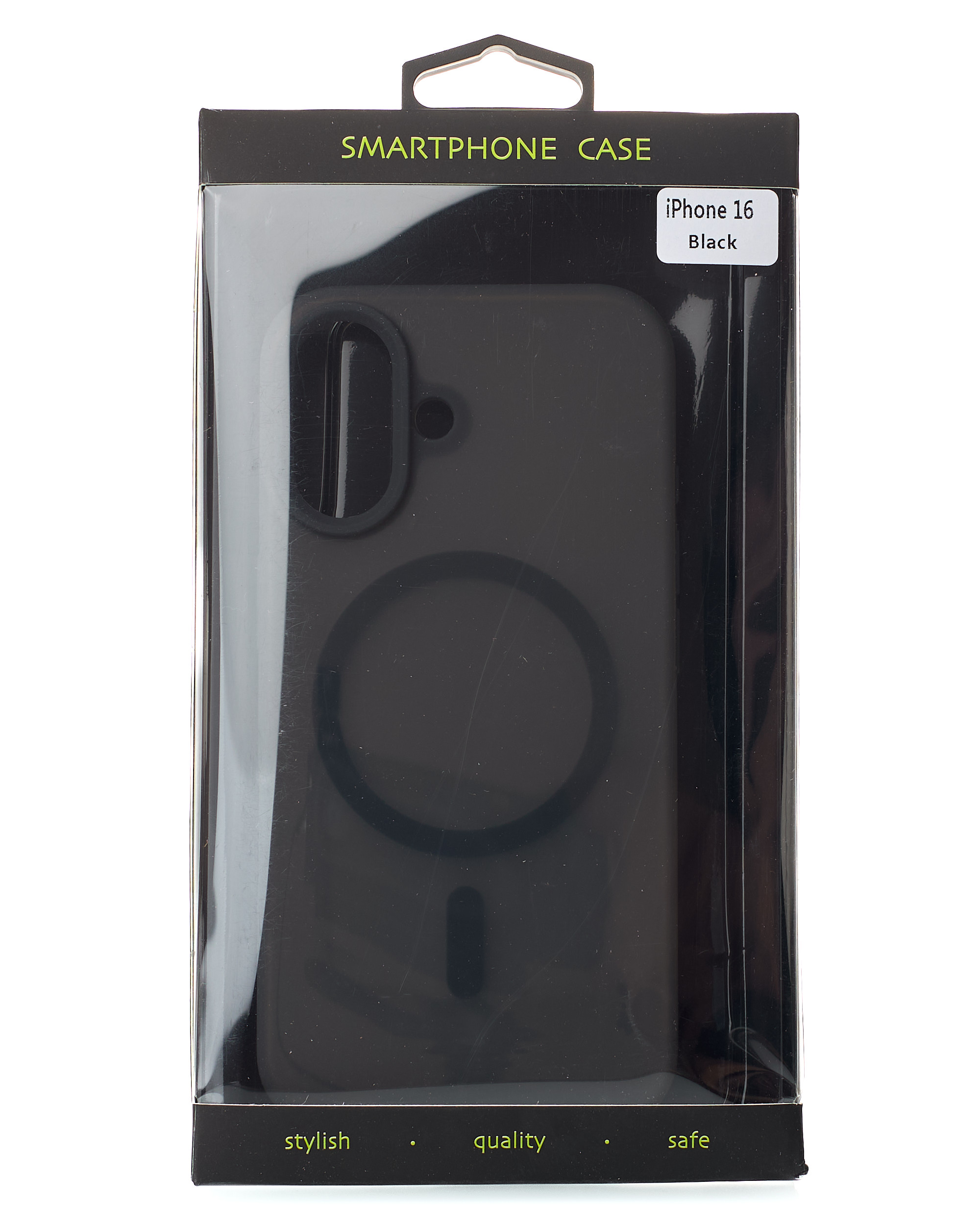 Силиконовый чехол SOFT MATT с поддержкой MagSafe для iPhone 16 black