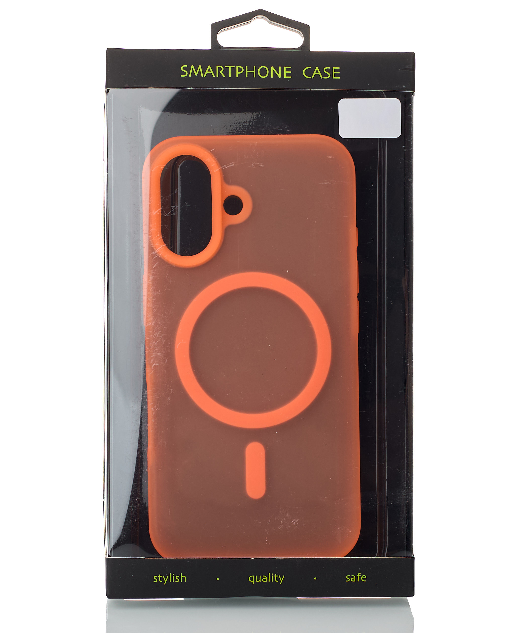 Силиконовый чехол SOFT MATT с поддержкой MagSafe для iPhone 16 Plus orange