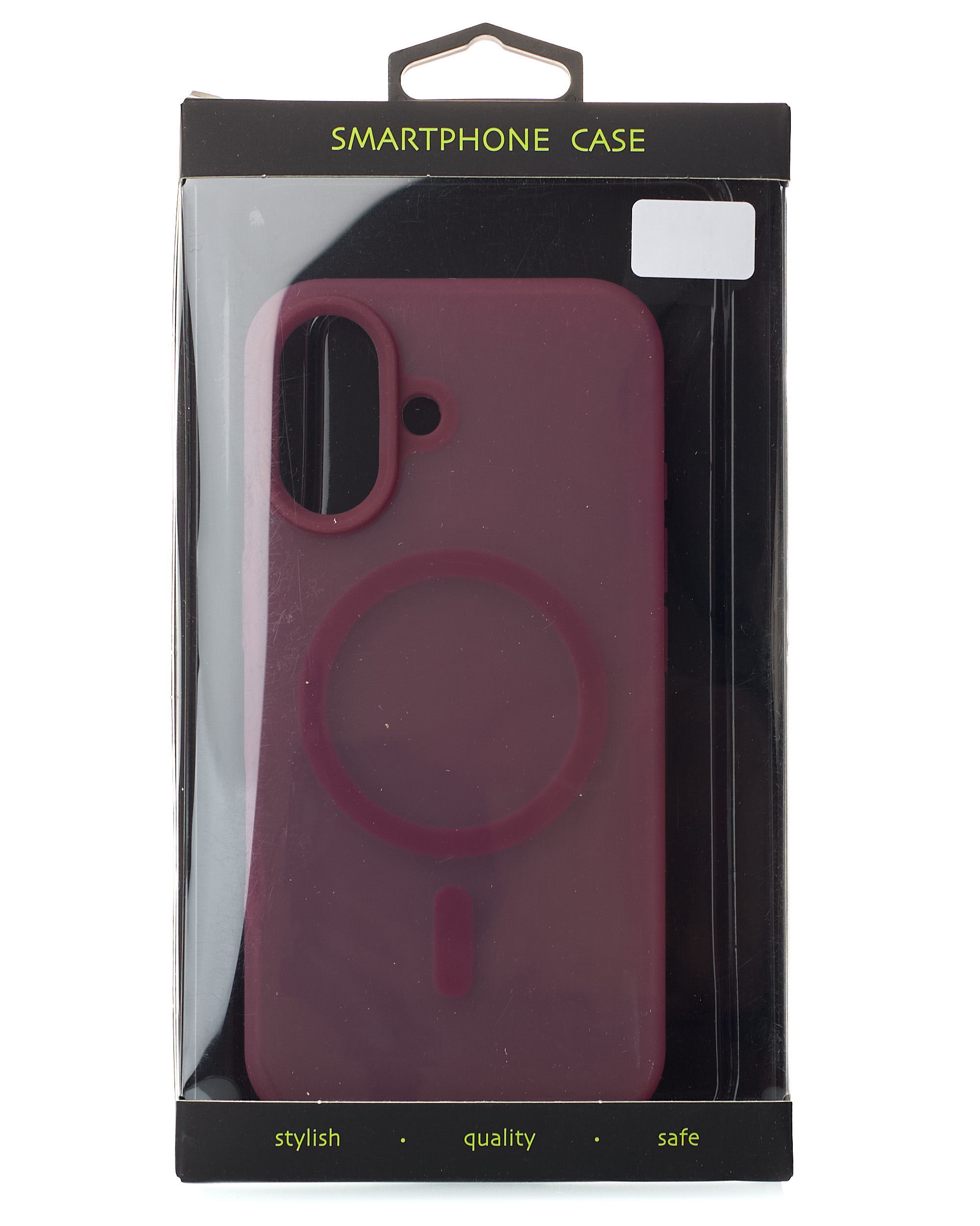 Силиконовый чехол SOFT MATT с поддержкой MagSafe для iPhone 16 Plus cherry red