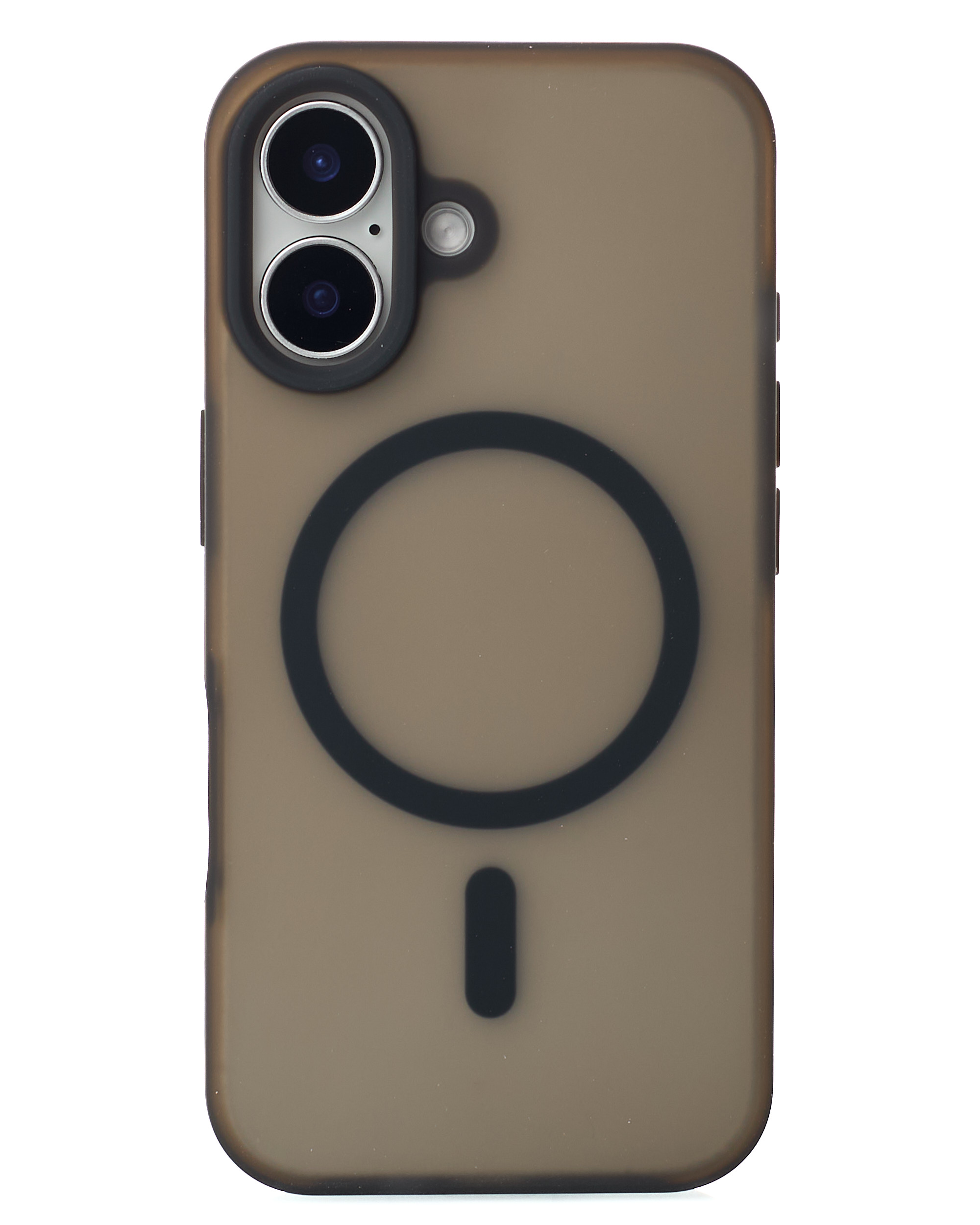 Силиконовый чехол SOFT MATT с поддержкой MagSafe для iPhone 17 black