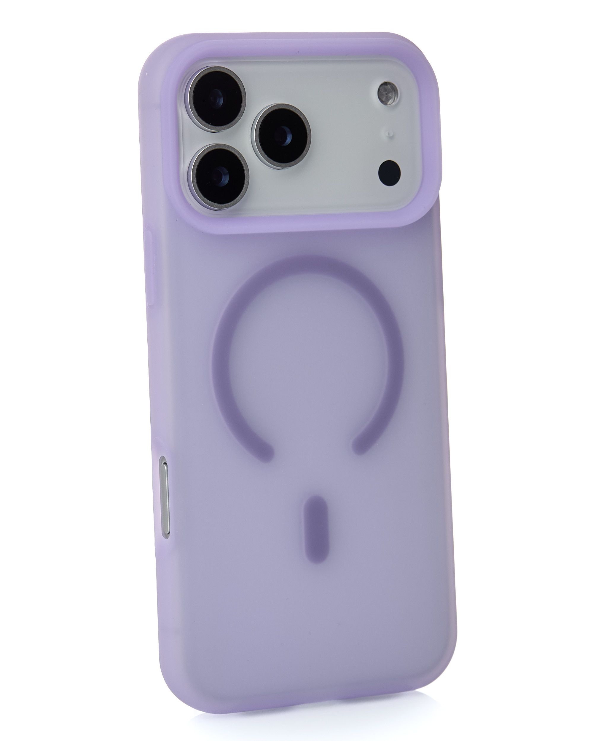 Силиконовый чехол SOFT MATT с поддержкой MagSafe для iPhone 17 Pro pale purple