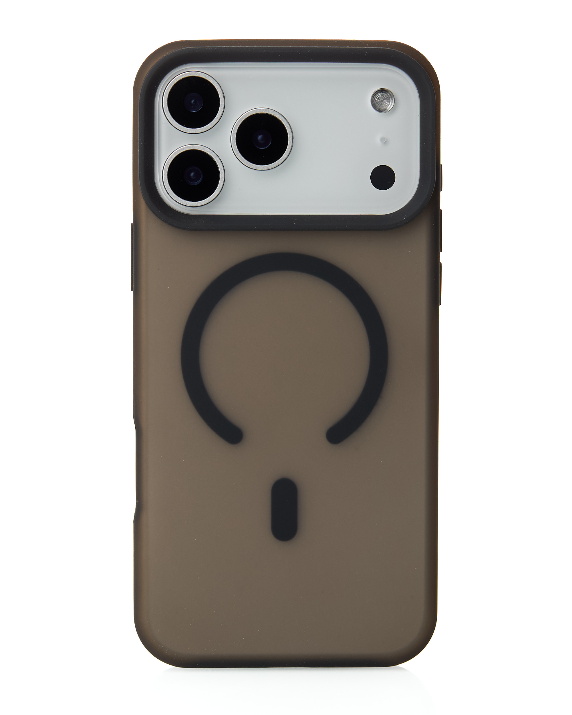 Силиконовый чехол SOFT MATT с поддержкой MagSafe для iPhone 17 Pro Max black