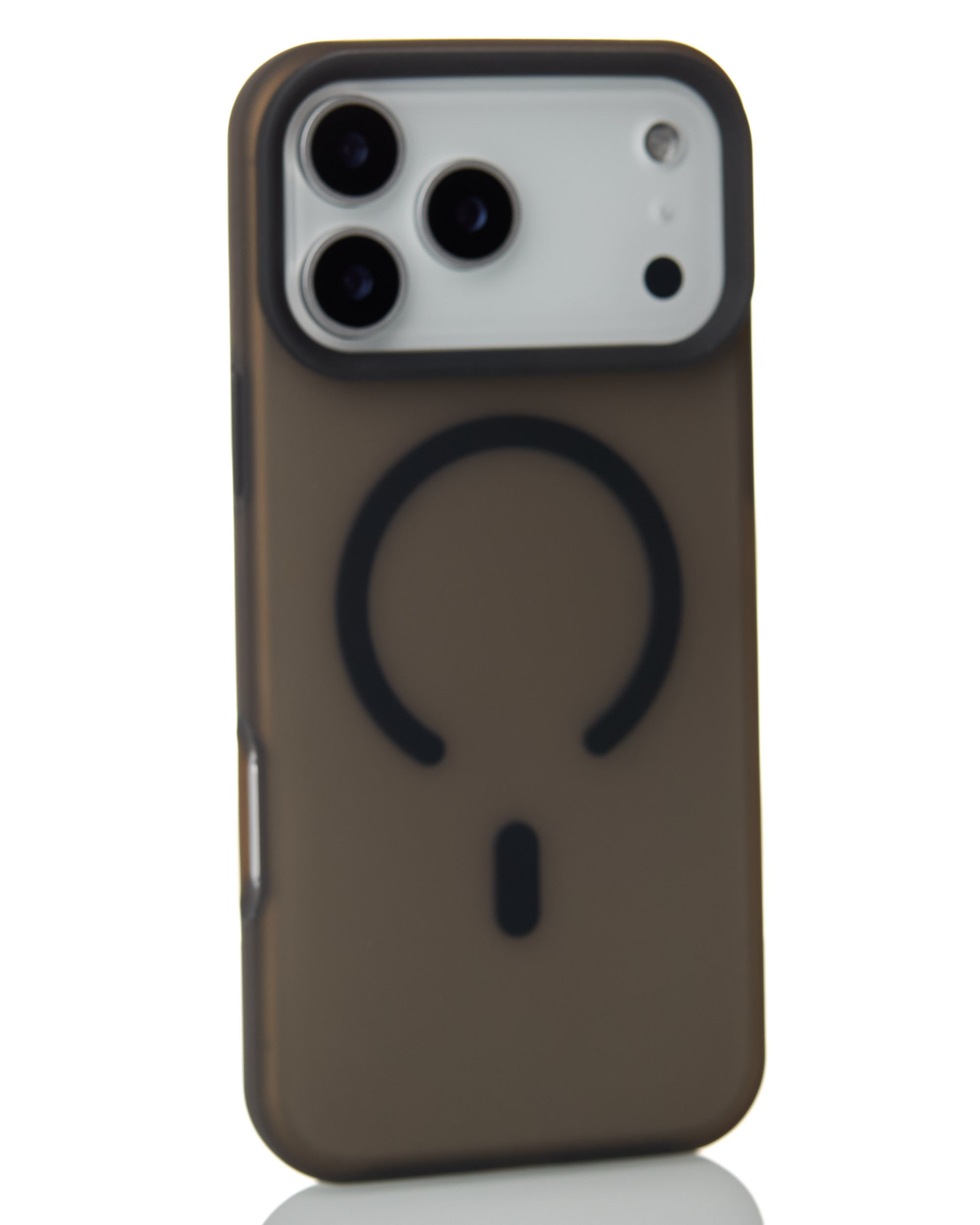 Силиконовый чехол SOFT MATT с поддержкой MagSafe для iPhone 17 Pro Max black