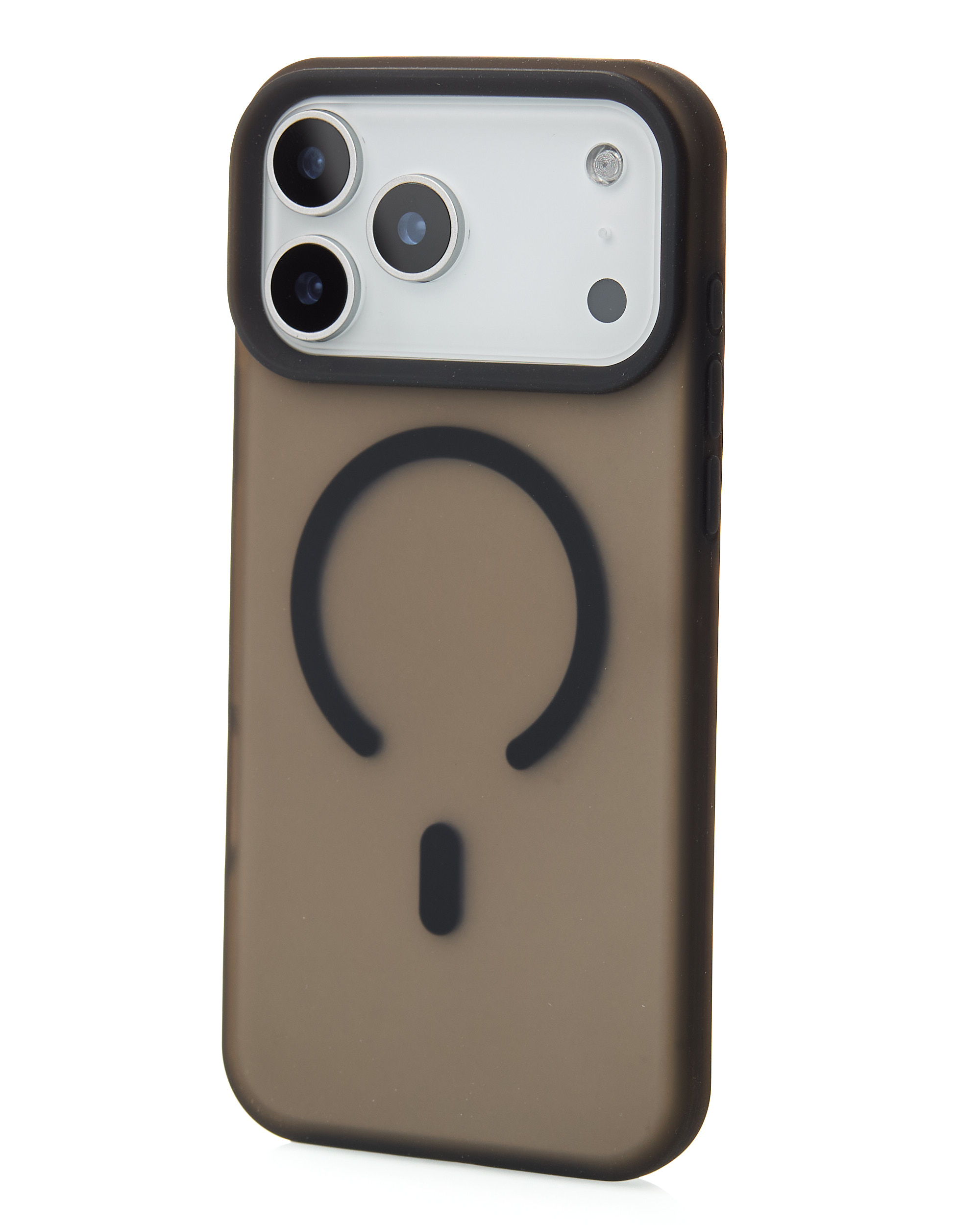 Силиконовый чехол SOFT MATT с поддержкой MagSafe для iPhone 17 Pro Max black