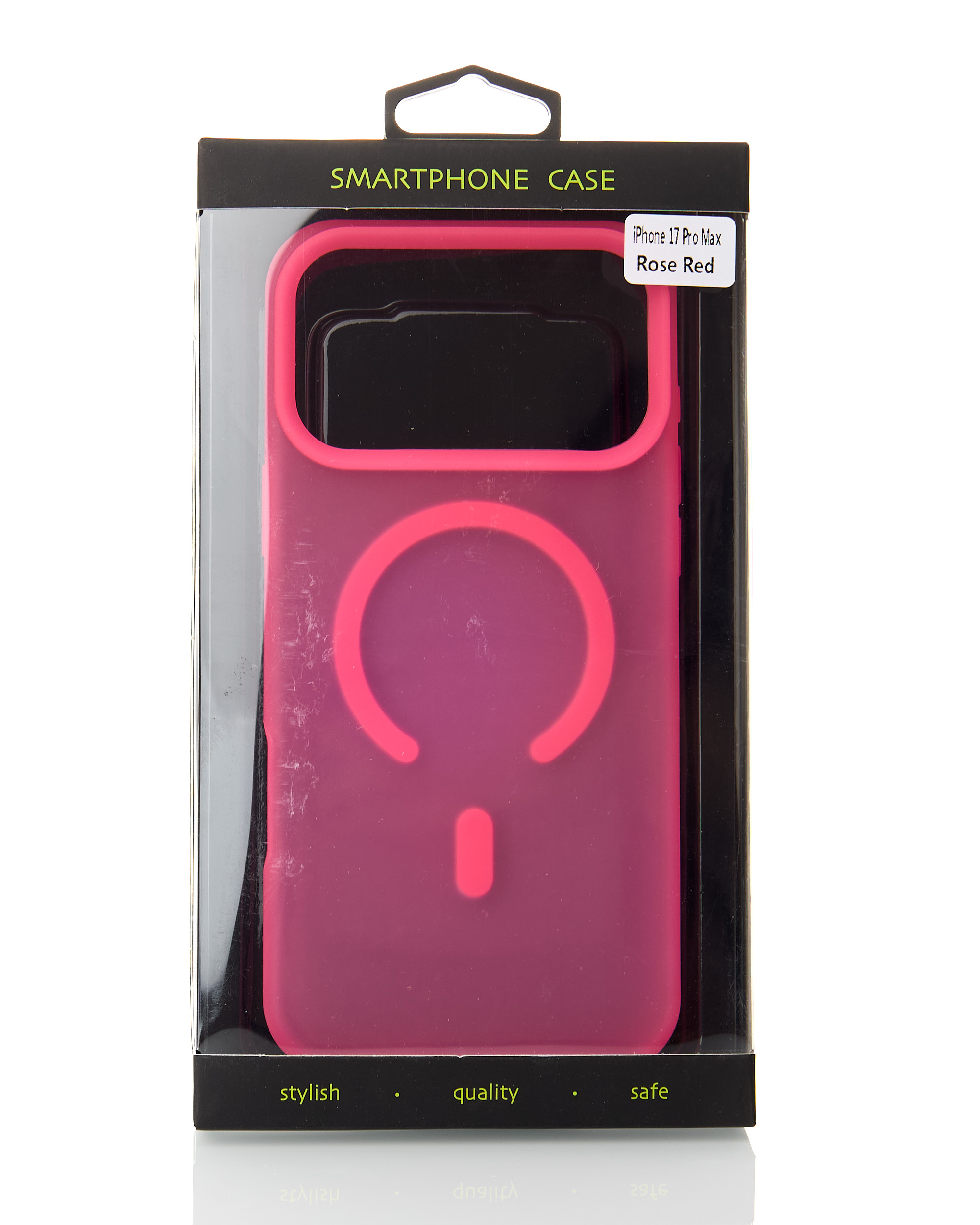 Силиконовый чехол SOFT MATT с поддержкой MagSafe для iPhone 17 Pro Max rose red