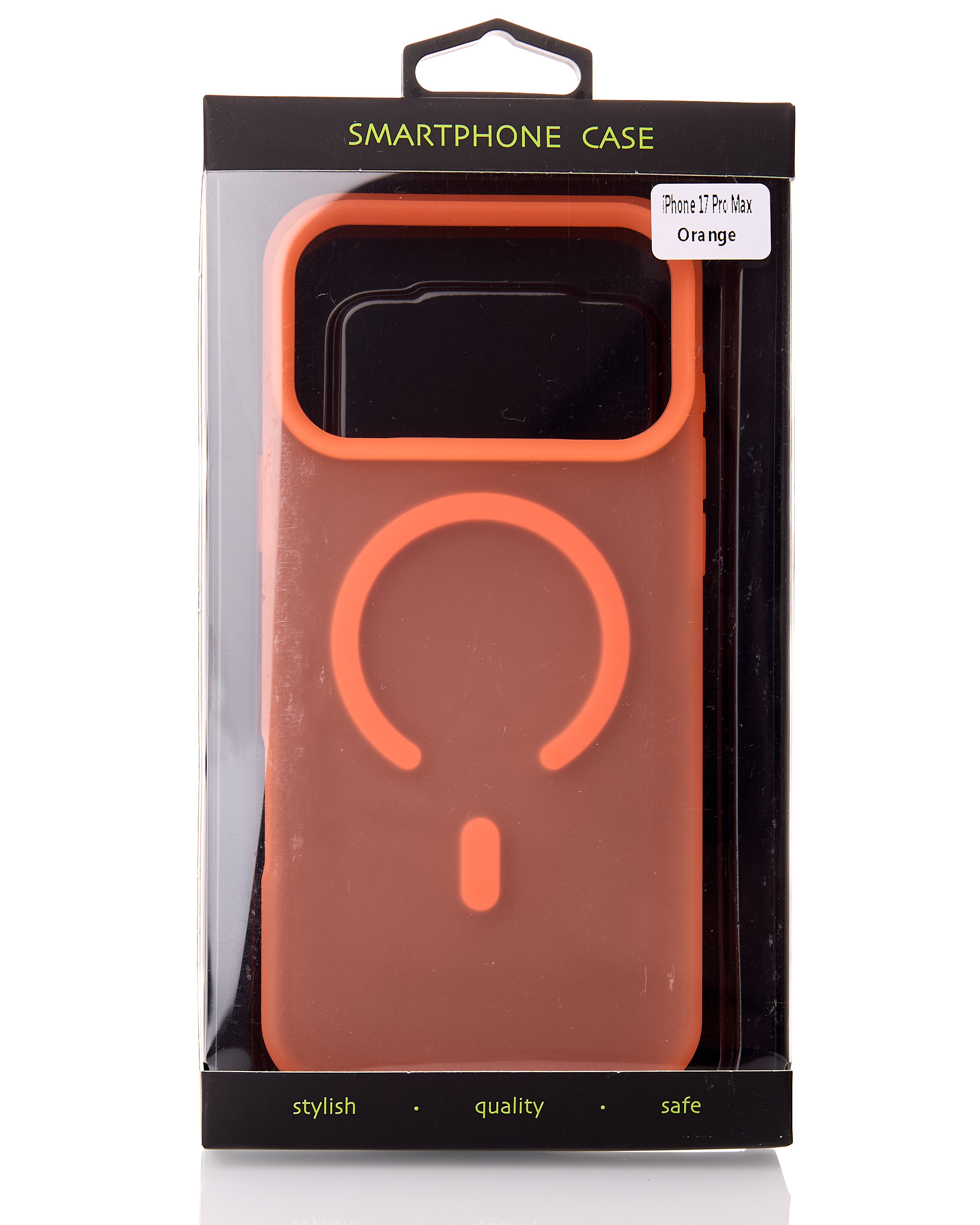 Силиконовый чехол SOFT MATT с поддержкой MagSafe для iPhone 17 Pro Max orange