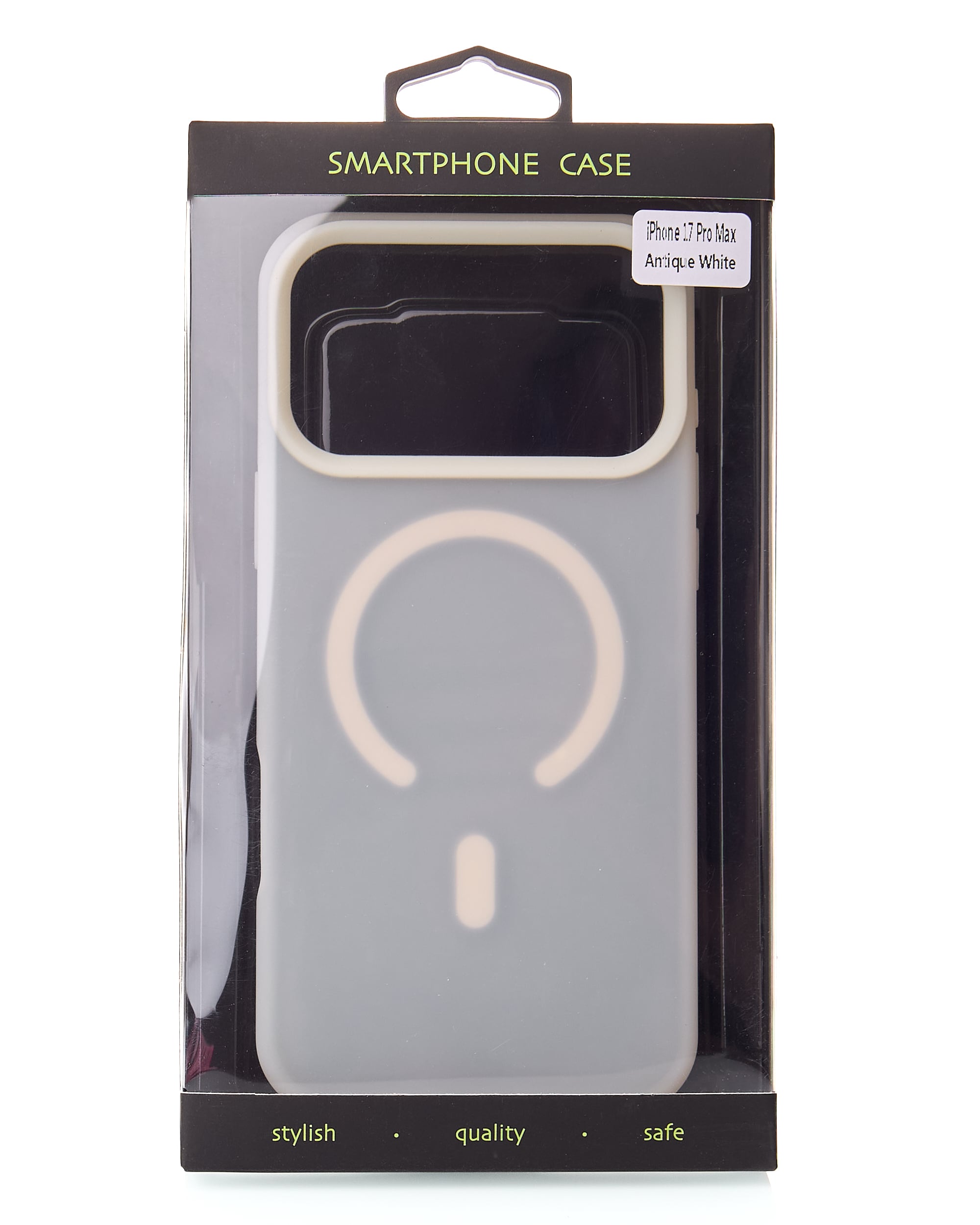 Силиконовый чехол SOFT MATT с поддержкой MagSafe для iPhone 17 Pro Max antique white