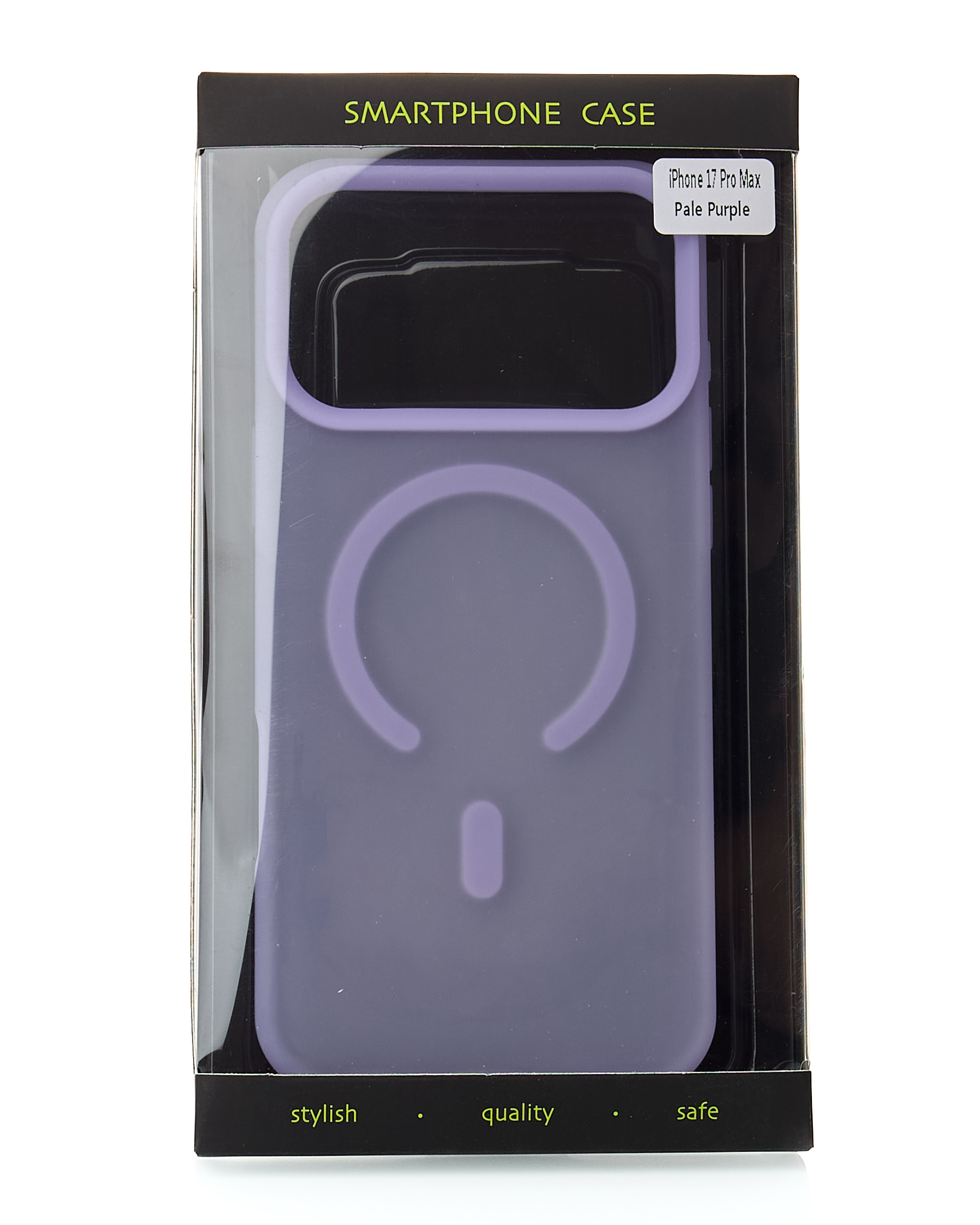 Силиконовый чехол SOFT MATT с поддержкой MagSafe для iPhone 17 Pro Max pale purple