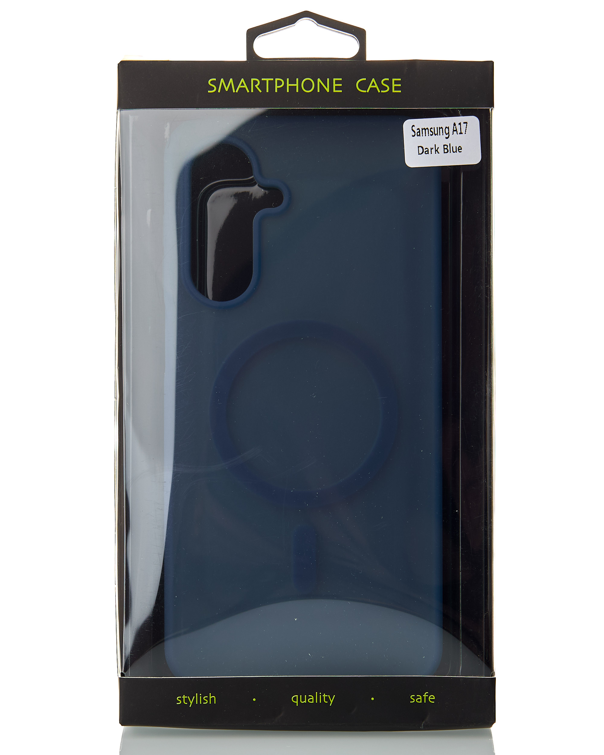 Силиконовый чехол SOFT MATT с поддержкой MagSafe для Samsung A17 dark blue