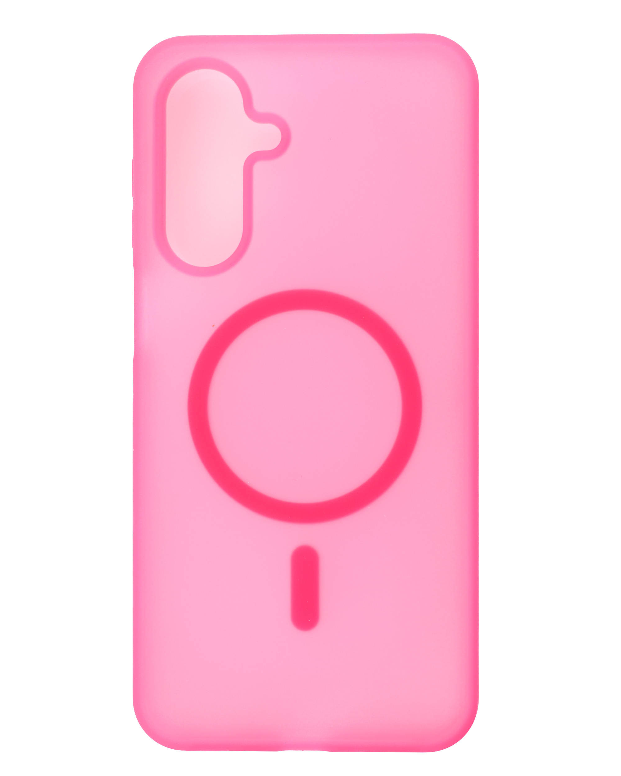 Силиконовый чехол SOFT MATT с поддержкой MagSafe для Samsung A17 rose red